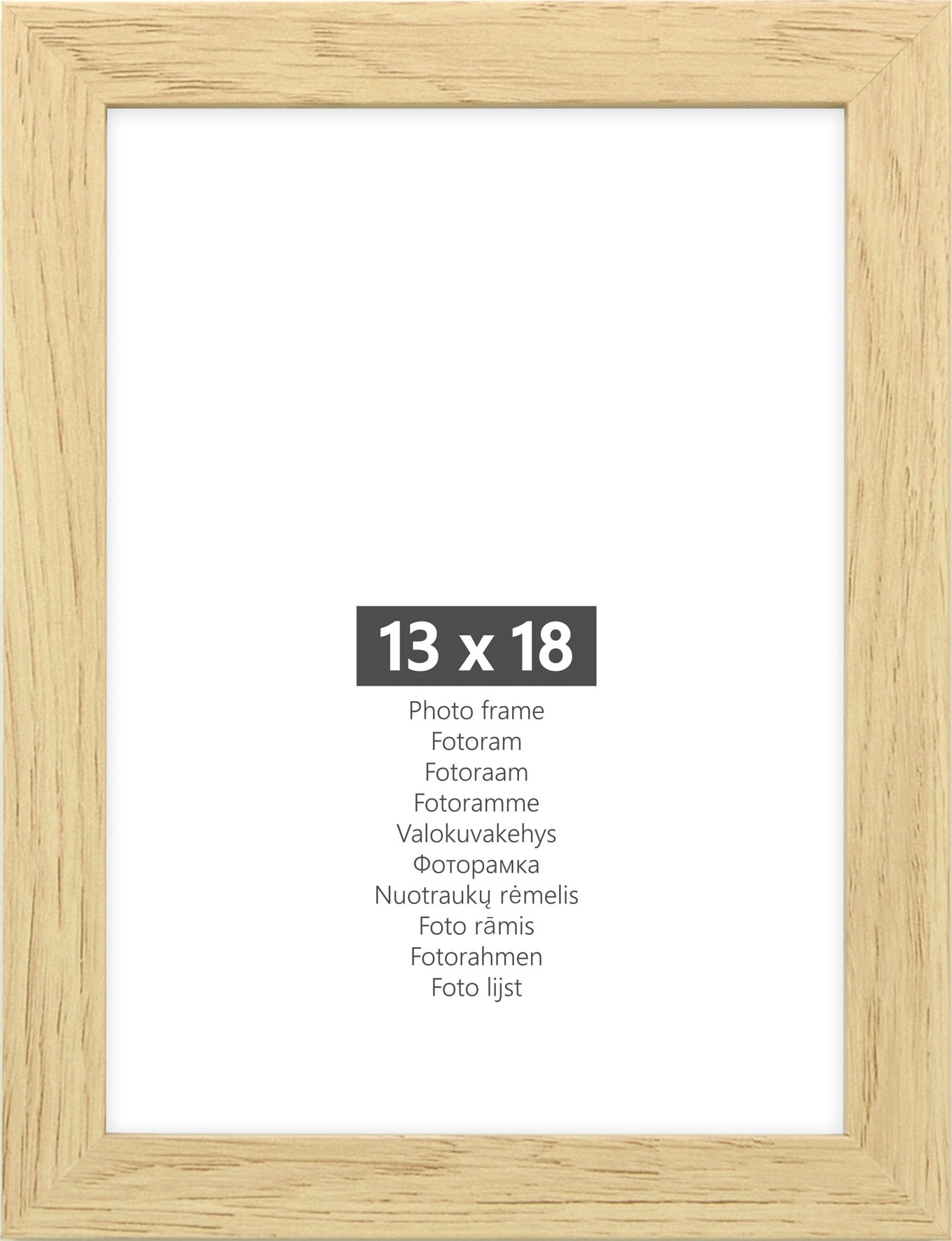 andas Bilderrahmen-Set »Bilderrahmen 10er«, (Set, 10 St., 2x 21x30 (DIN A4) + 4x 15x20 (DIN A5) + 2x 10x15 + 2x 13x18 cm)