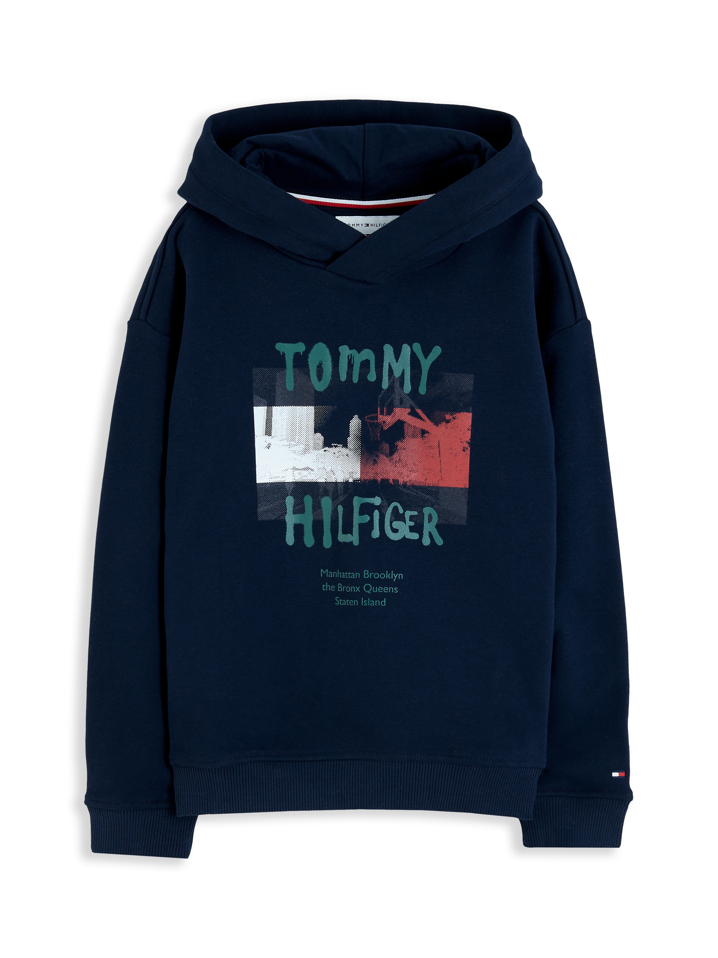 Tommy Hilfiger Sweat à capuche »FLAG GRAFITTI«, coupe régulière, pour enfants jusqu'à 16 ans
