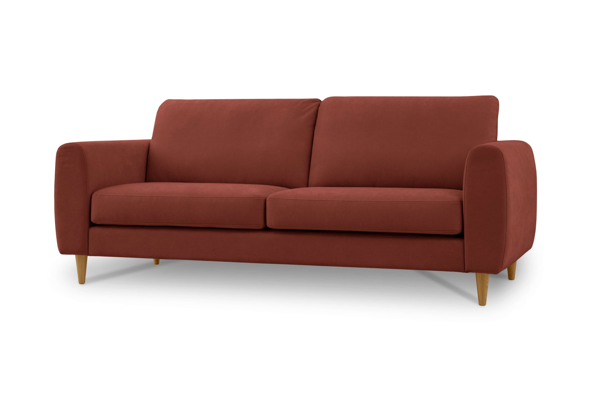 GOODproduct 3-Sitzer »Finnian« 212 cm, Chenille-Bezug, Massivholzfüsse mit eleganter Linienführung