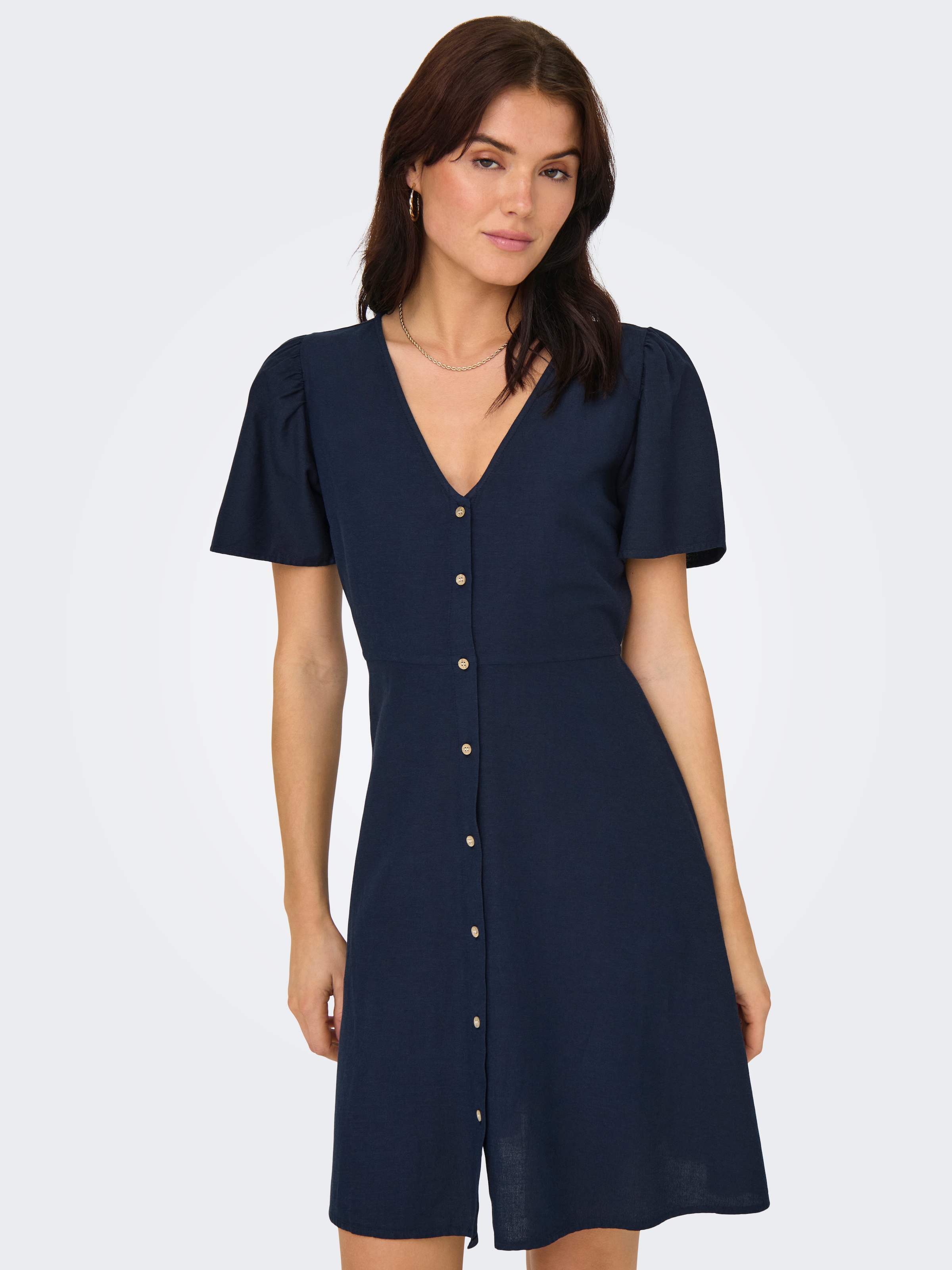 Image of ONLY Minikleid "ONLVITA LIFE S/S SHORT DRESS NOOS WVN" Viskosemischung, regular fit