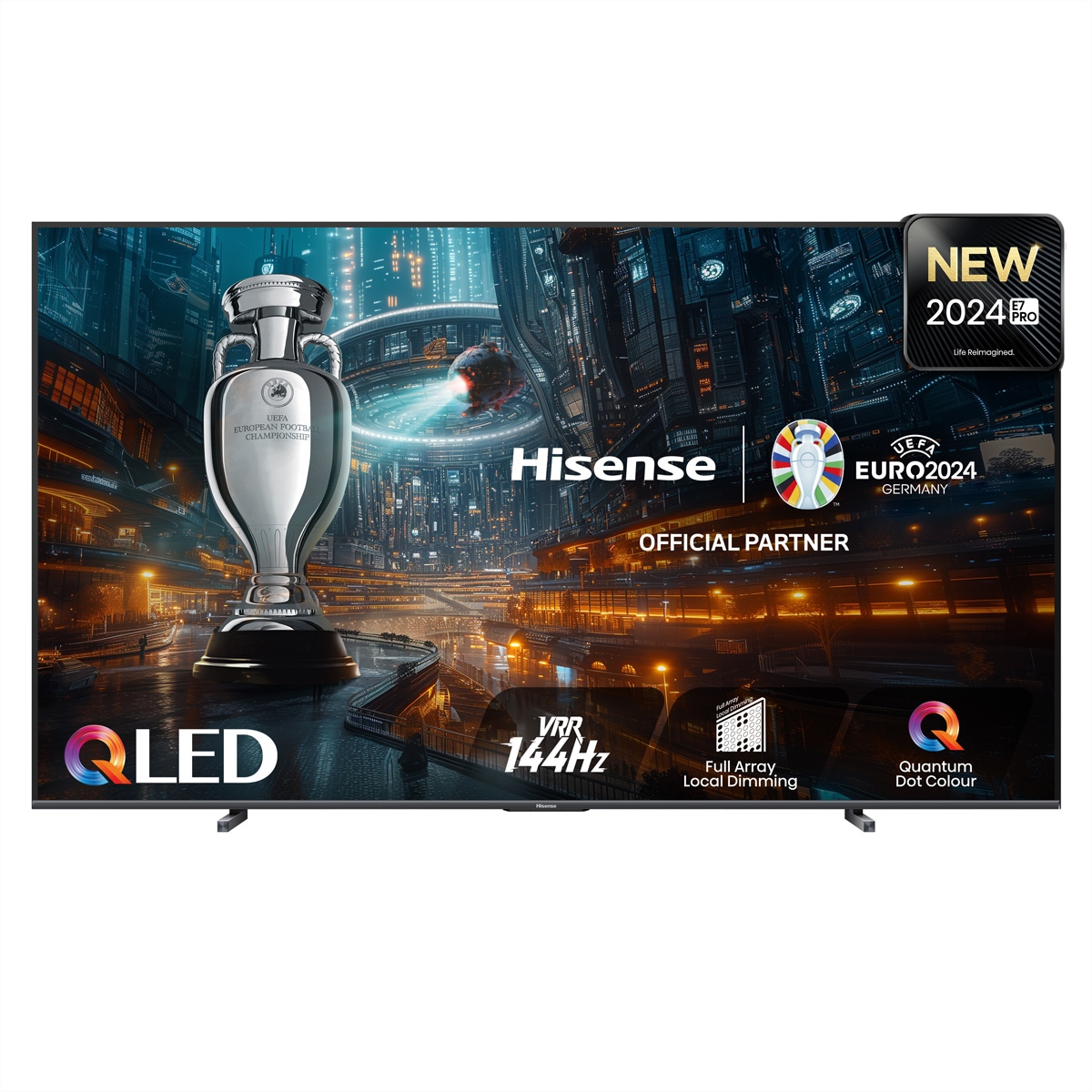 Hisense QLED-Fernseher »100E77NQ PRO«, UHD