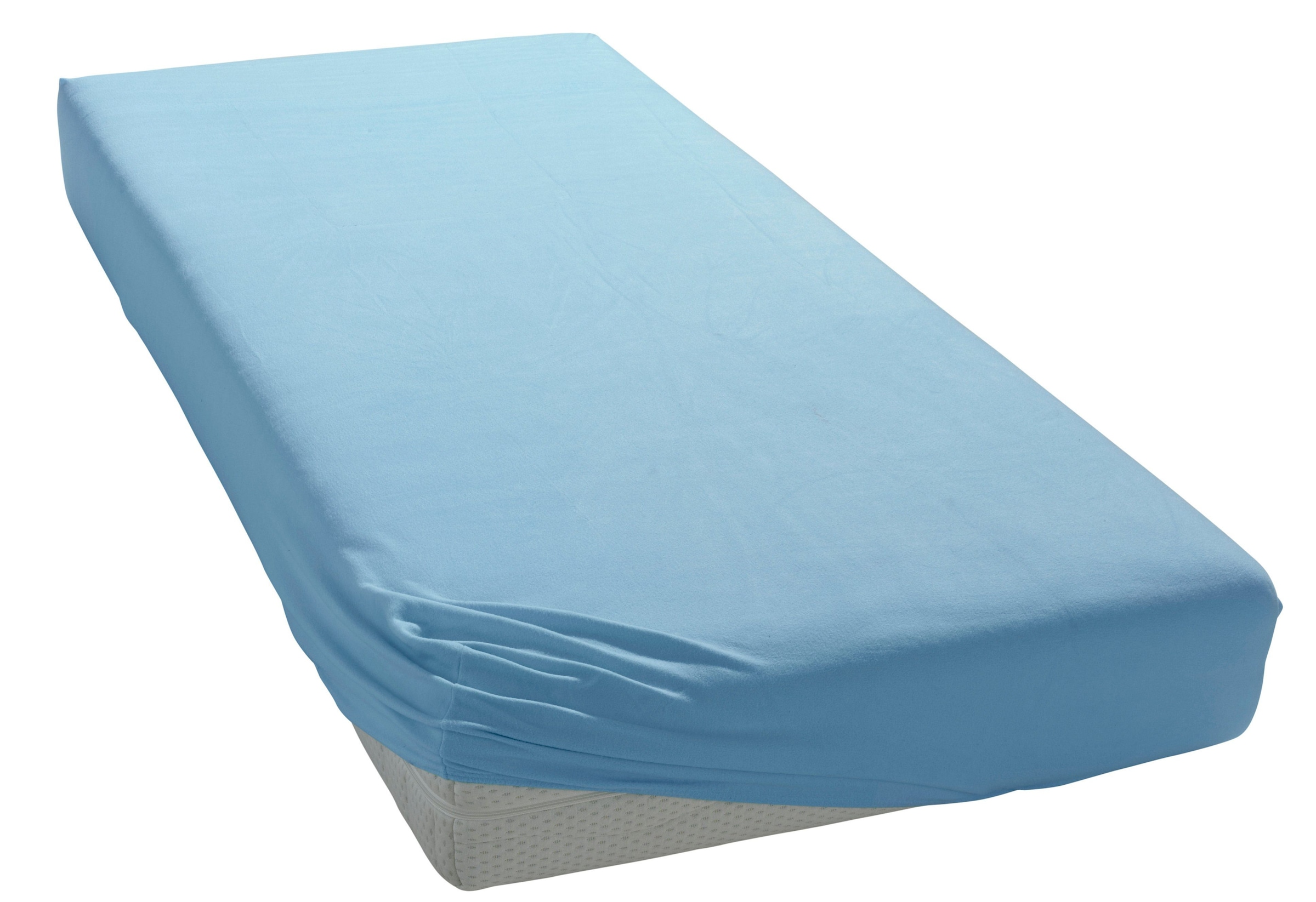 bellana Spannbettlaken »Jersey-Elasthan Aqua in Gr. 90x200, 140x200 oder 180x200 cm«, aus Baumwolle, für Matratzen bis 35 cm Höhe, Bettlaken, Spannbetttuch