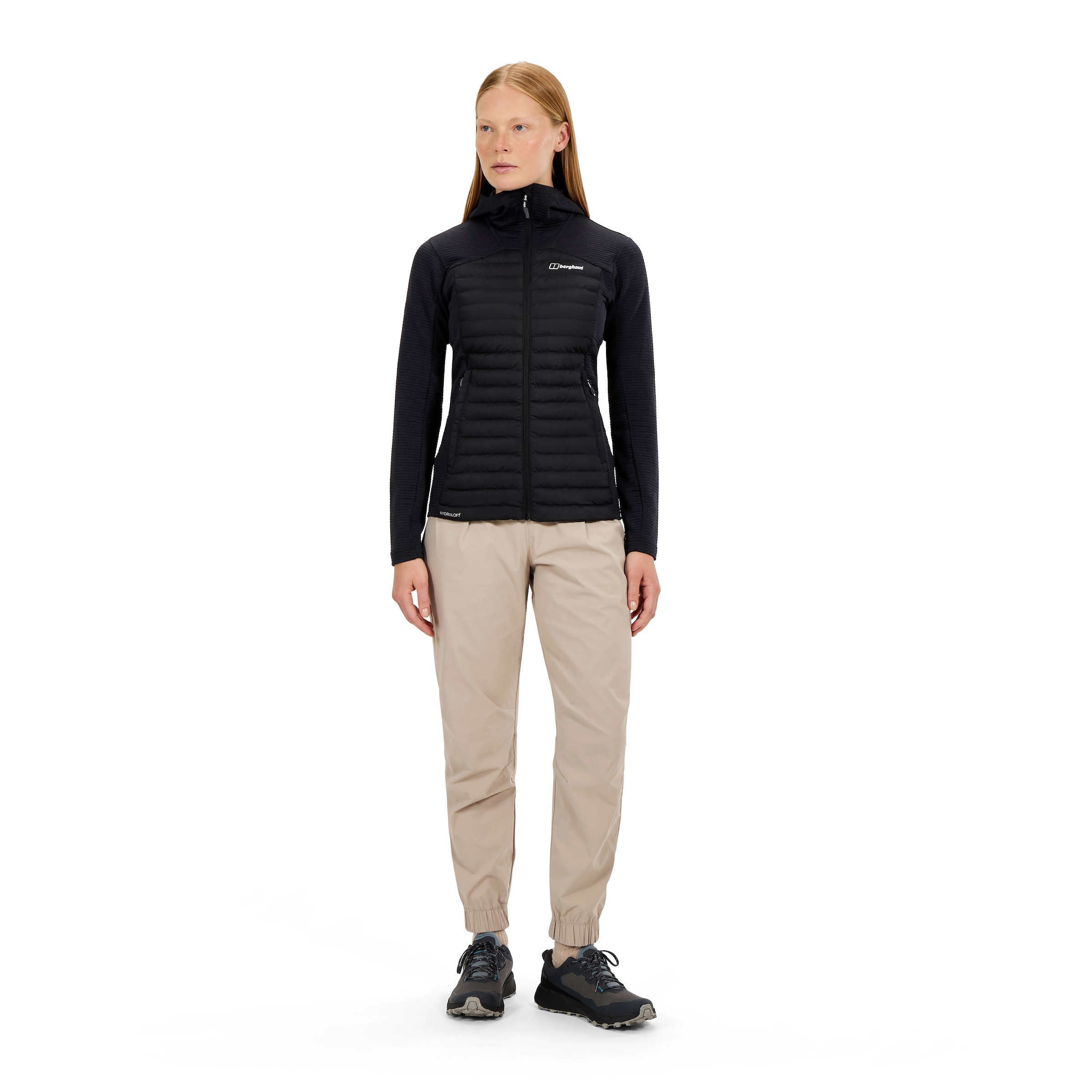 Berghaus Veste hybride »NULA HYBRID JACKET« avec capuche Hydroloft® Isolierung, Strickfleece-Einsätze, leicht verstaubar