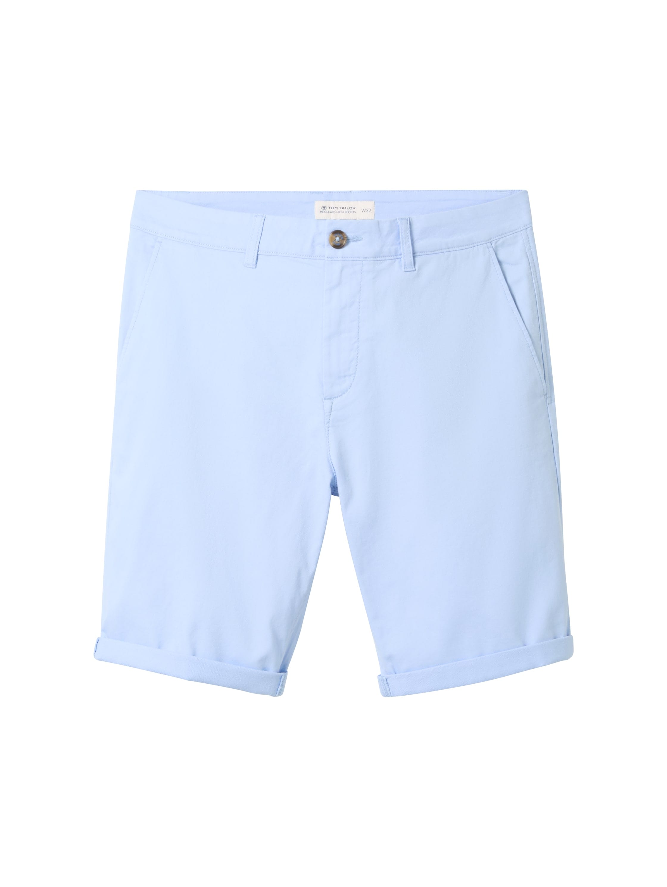 TOM TAILOR Chinoshorts, mit Markenlabel