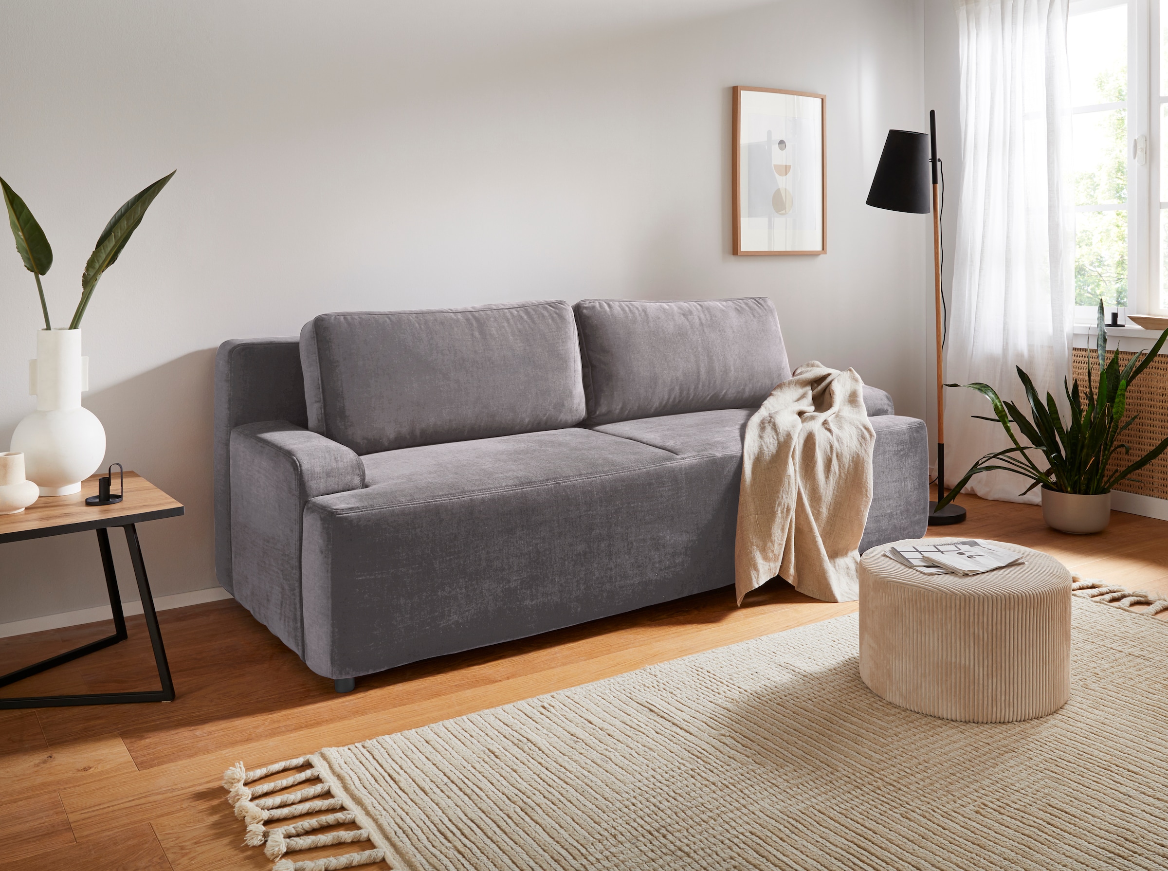 Image of Home affaire Schlafsofa "Halbschlaf" mit Bettfunktion und Bettkasten