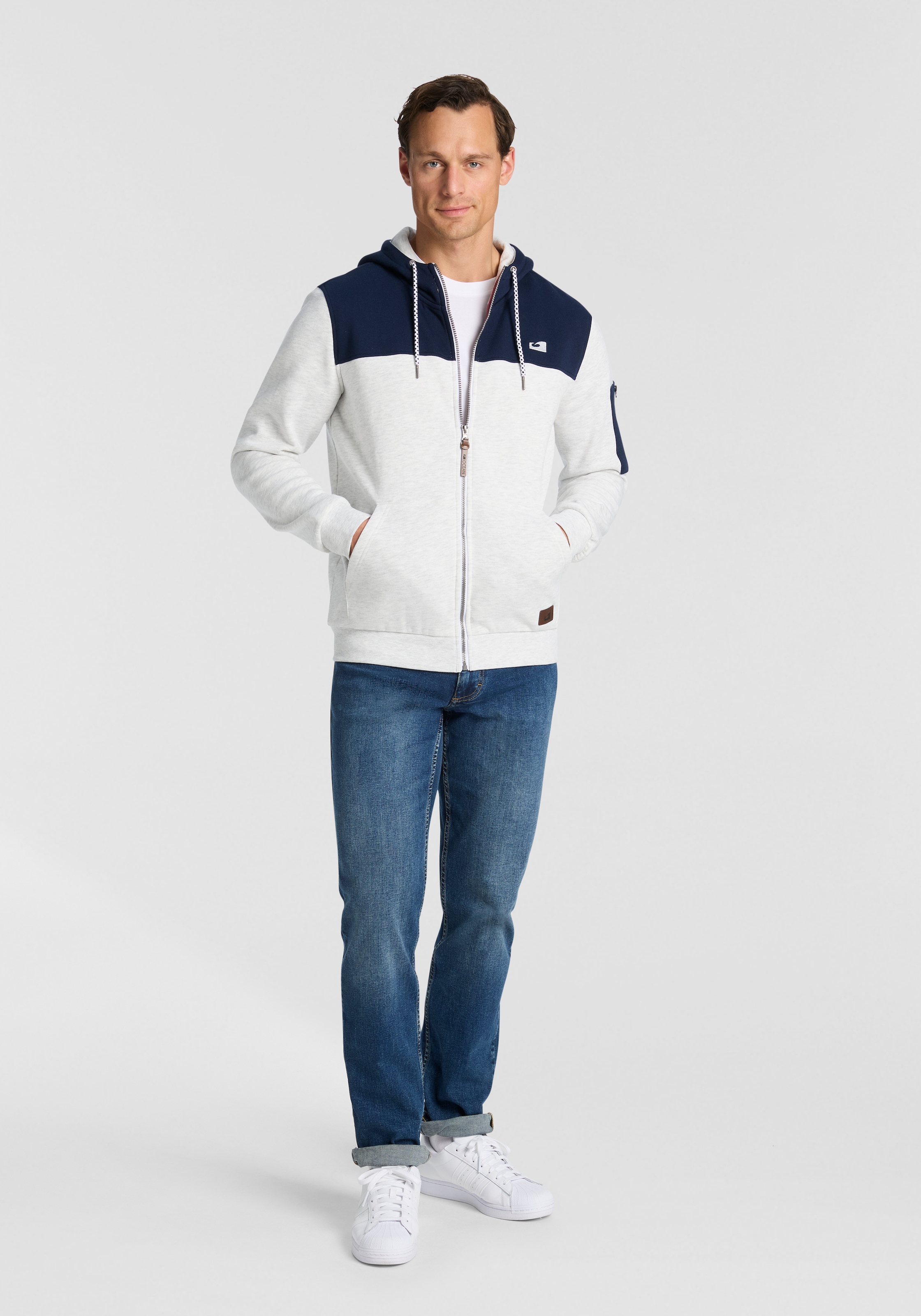 Ocean Sportswear Sweatjacke , Innen weich angeraut
