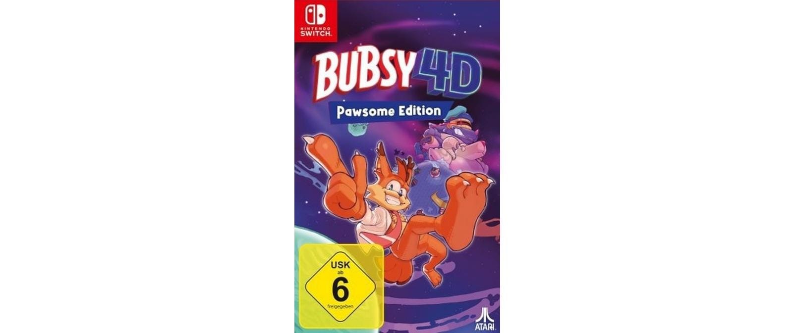 Image of Spielesoftware "Atari Games Bubsy 4D Pawsome Edition (Box)" Nintendo Switch