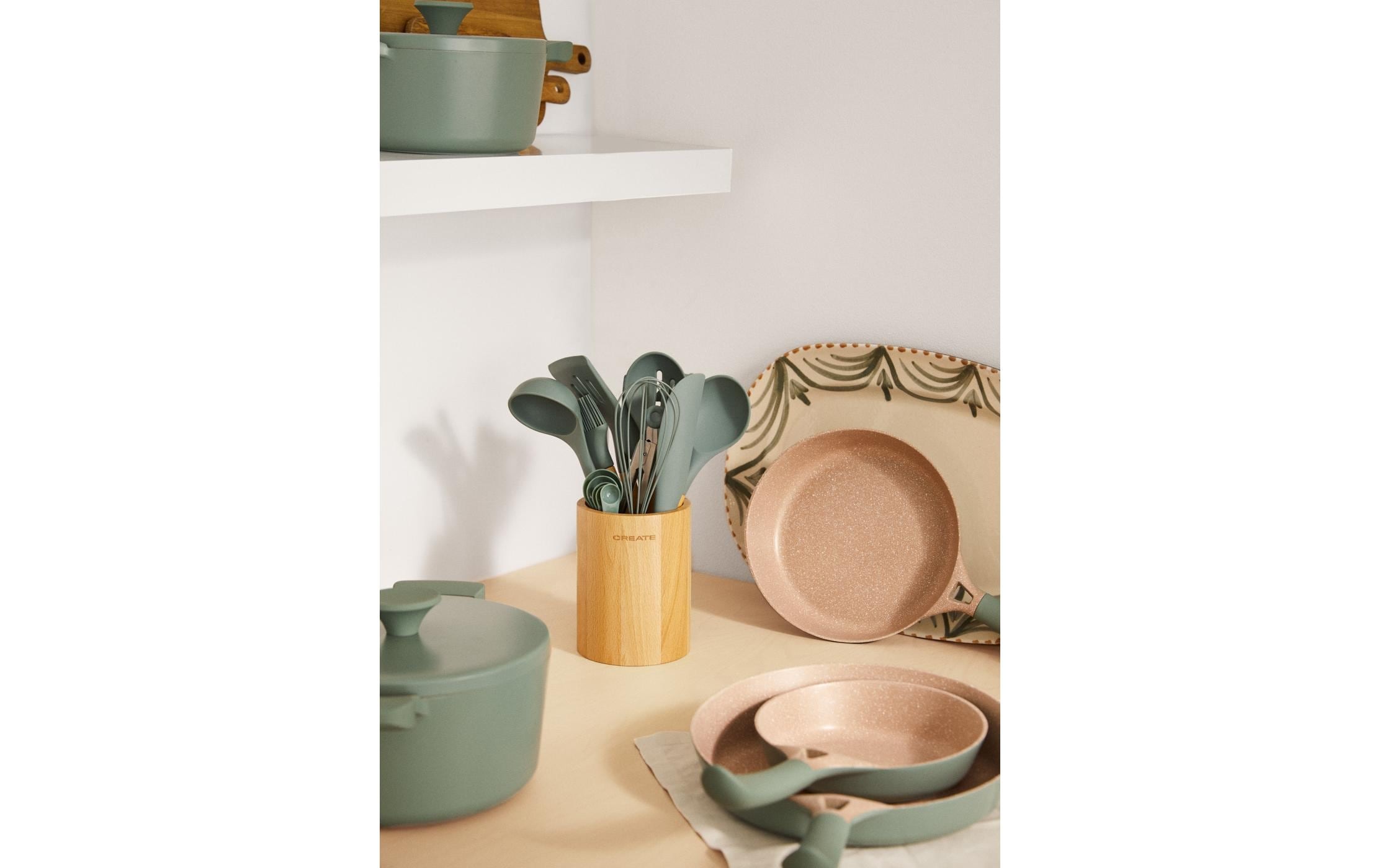   Kochbesteck-Set »Create Küchenutensilien Set« Küchenutensilien aus Silikon und Holz