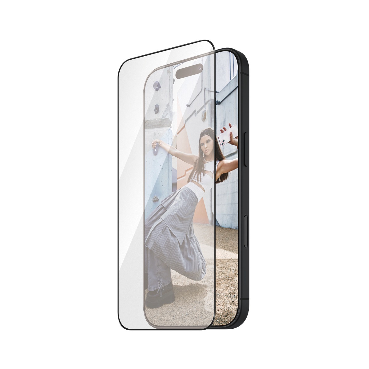 SAFE by PanzerGlass Displayschutzglas »Ultra-Wide Fit Screen Protection«, für Apple iPhone 16 Plus-Apple iPhone 15 Plus, Displayschutzfolie, Schutzfolie, Bildschirmschutz, kratz- & stossfest