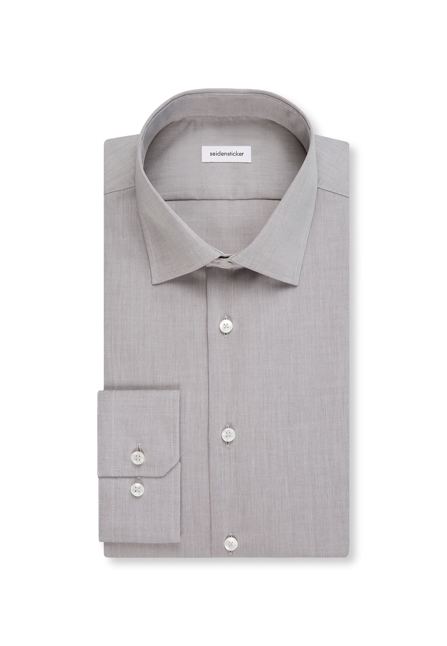 seidensticker Businesshemd »Schwarze Rose« Shaped 1/1 Kentkragen Uni