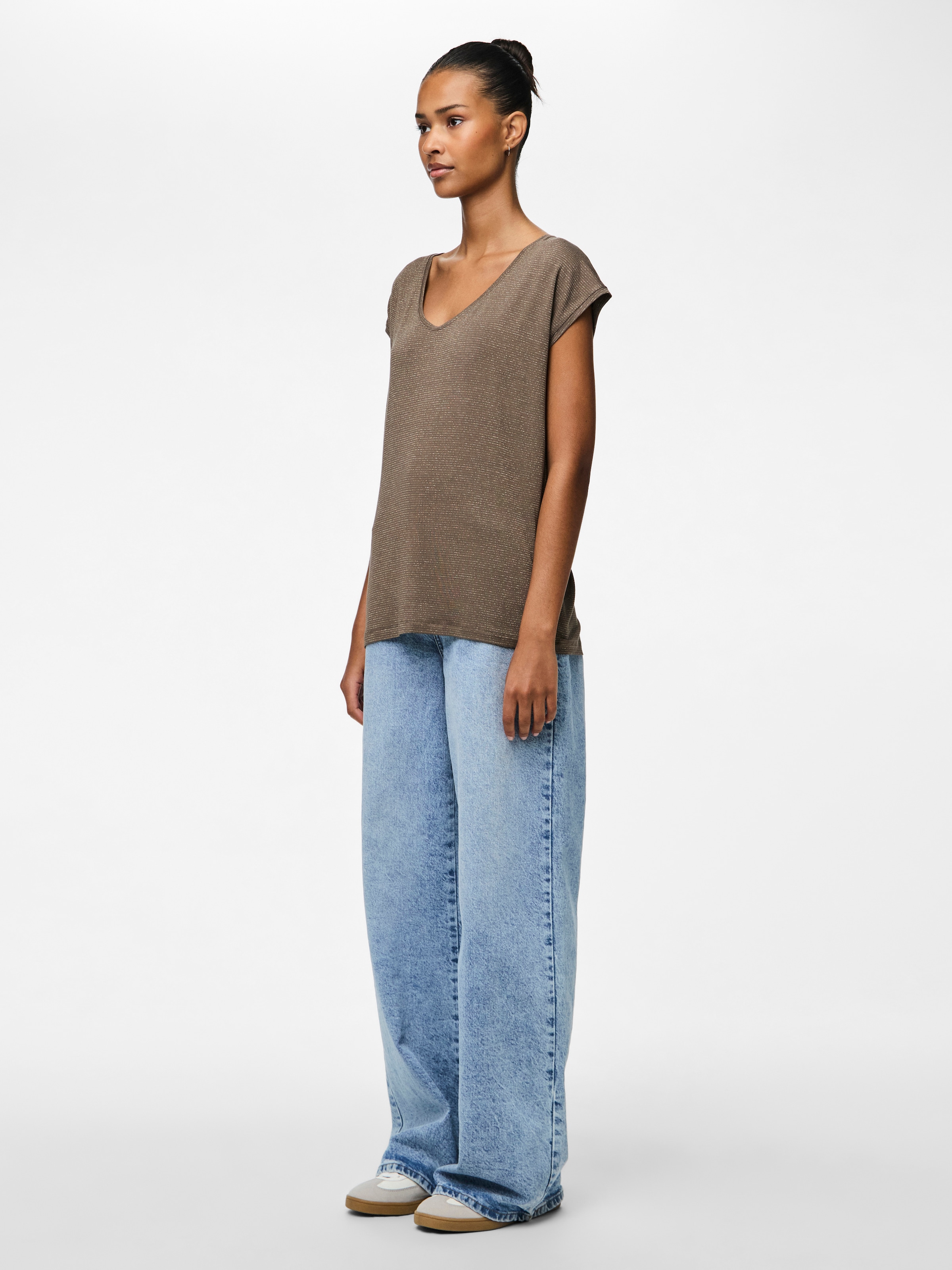 pieces T-shirt à manches courtes »PC BILLO« Viskosemischung, loose fit