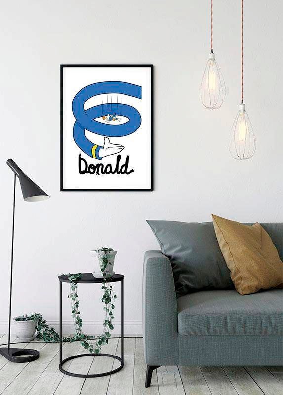 Komar Poster »Donald Duck Kinderzimmer, (1 Disney, Wohnzimmer Schlafzimmer, Spiral«, St.), maintenant