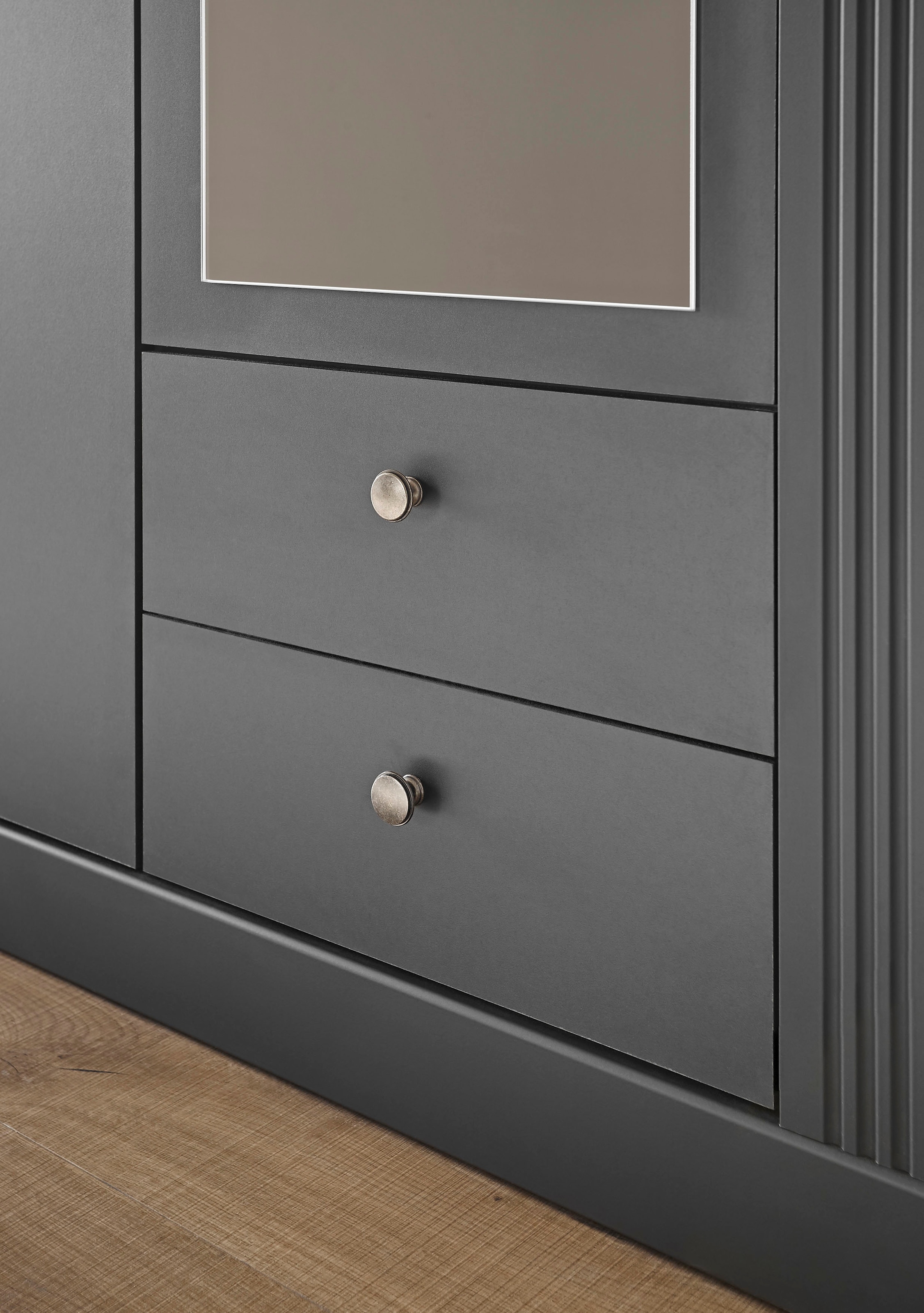 GOODproduct Schlafzimmer-Set »Westminster« beinhaltet 1 Bett, Kleiderschrank 2-türig und 1 Nachtkommode