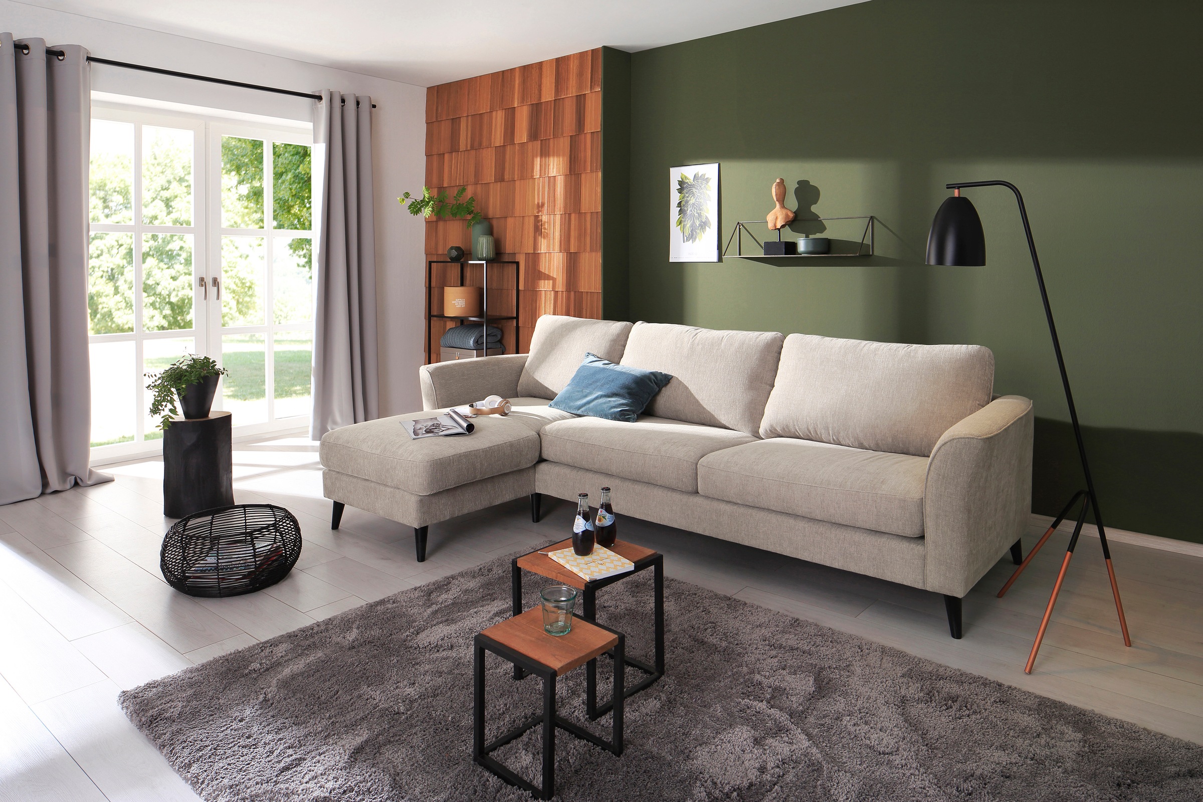 Image of Home affaire Recamiere »Gröde«, extra weicher Sitzkomfort bei Ackermann Versand Schweiz