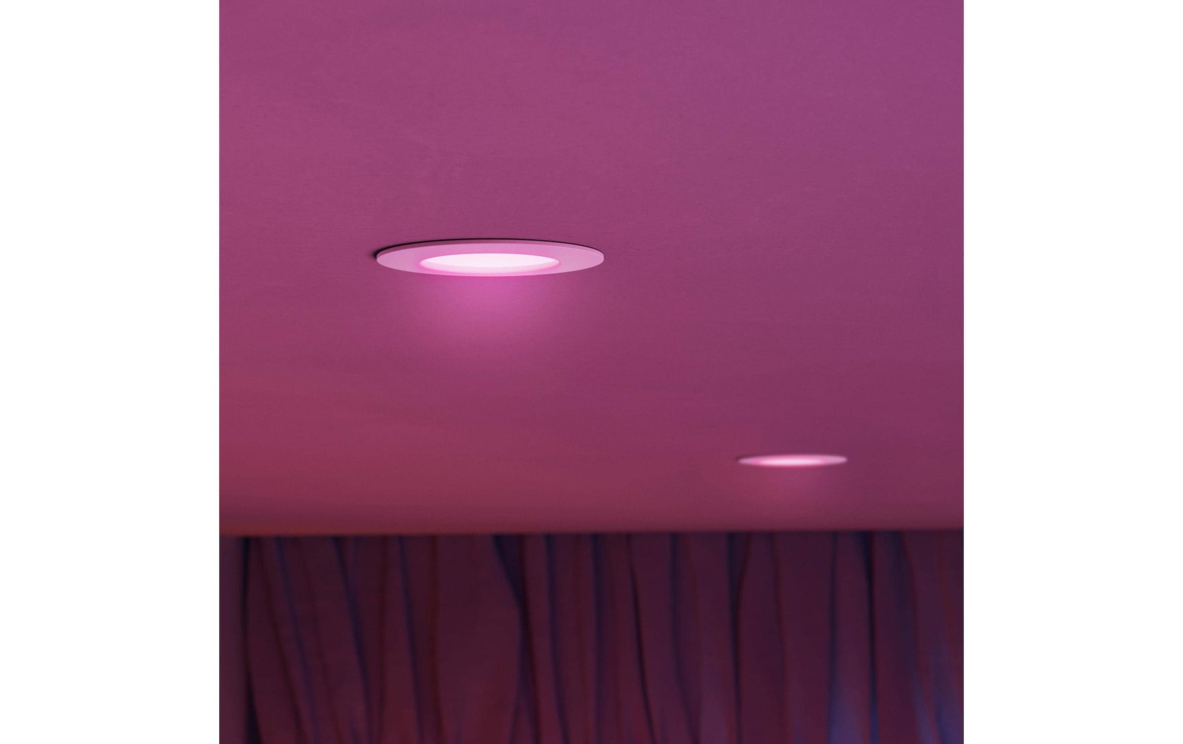 Philips Hue Spot de plafond »Philips Hue Deckenleuchte WCA Slim Recessed Light S« RVB | blanc chaud - blanc froid