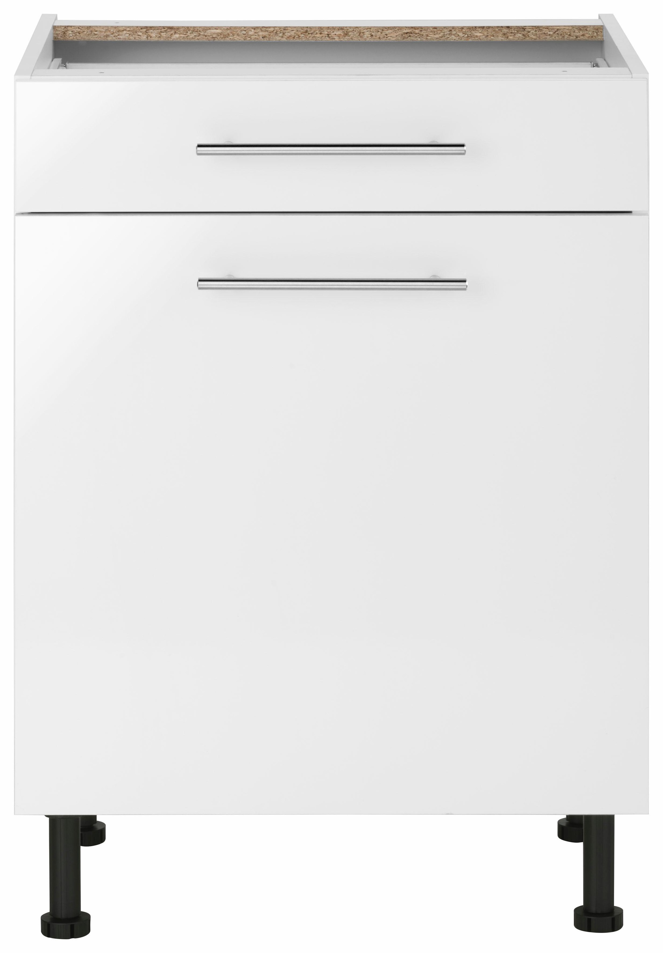 wiho Küchen Unterschrank »Ela«, Breite 60 cm, höhenverstellbare Füsse