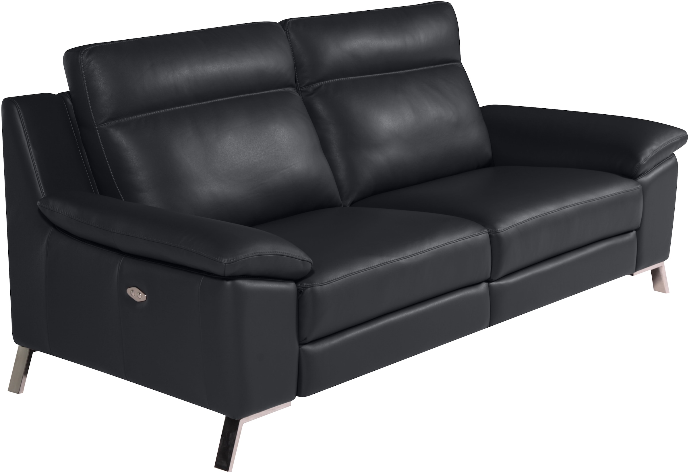 CALIA ITALIA 2-Sitzer »Roby italienisches Designsofa mit exzellentem Sitzkomfort«, mit erstklassigem Lederbezug