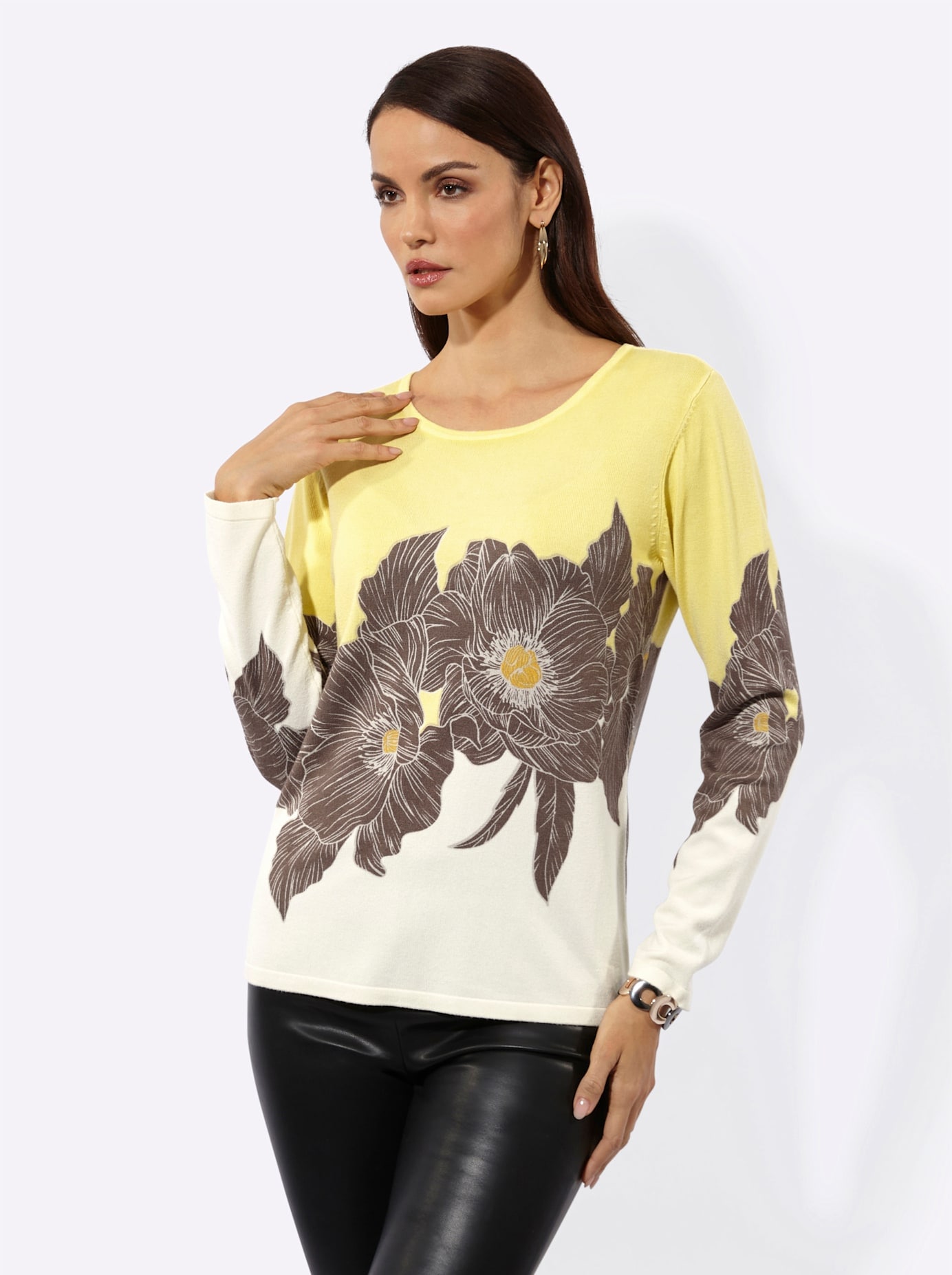 creation L Strickpullover »Lyocell-Mix-Pullover«