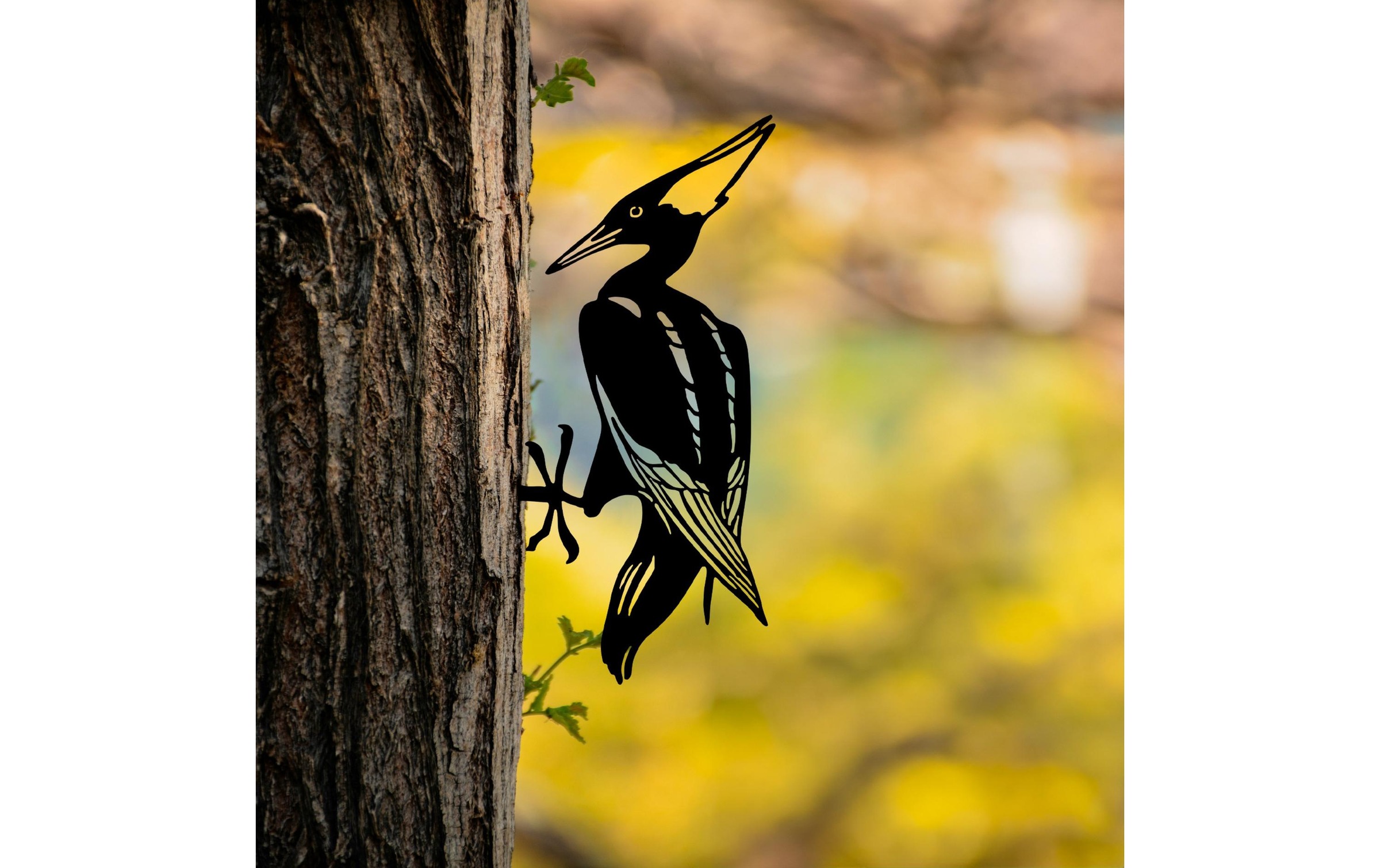 Gartenfigur »Wallxpert Vogel auf Zweig 22 x 40 cm«, (1 St.), Zeigen realistische Details und exquisite Handwerkskunst