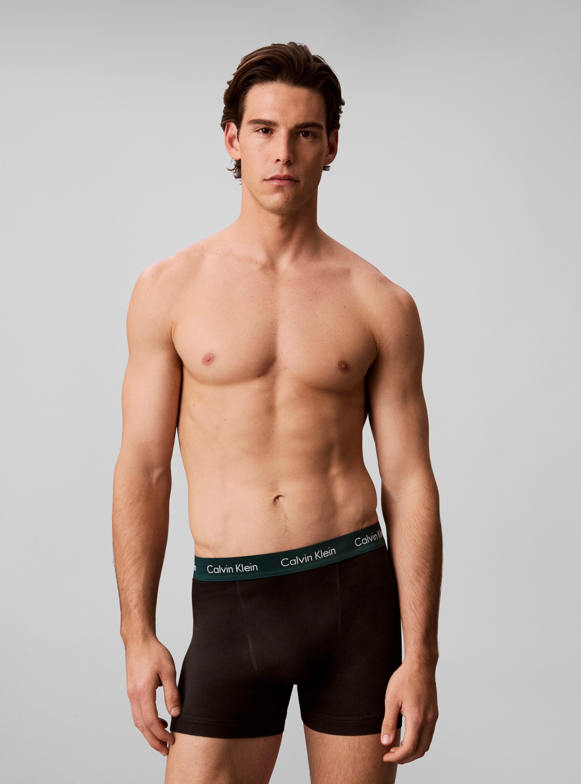 Calvin Klein Underwear Tronc »TRUNK 5PK« Paquet, pack de 5, 5 cuis avec ceinture élastique logo
