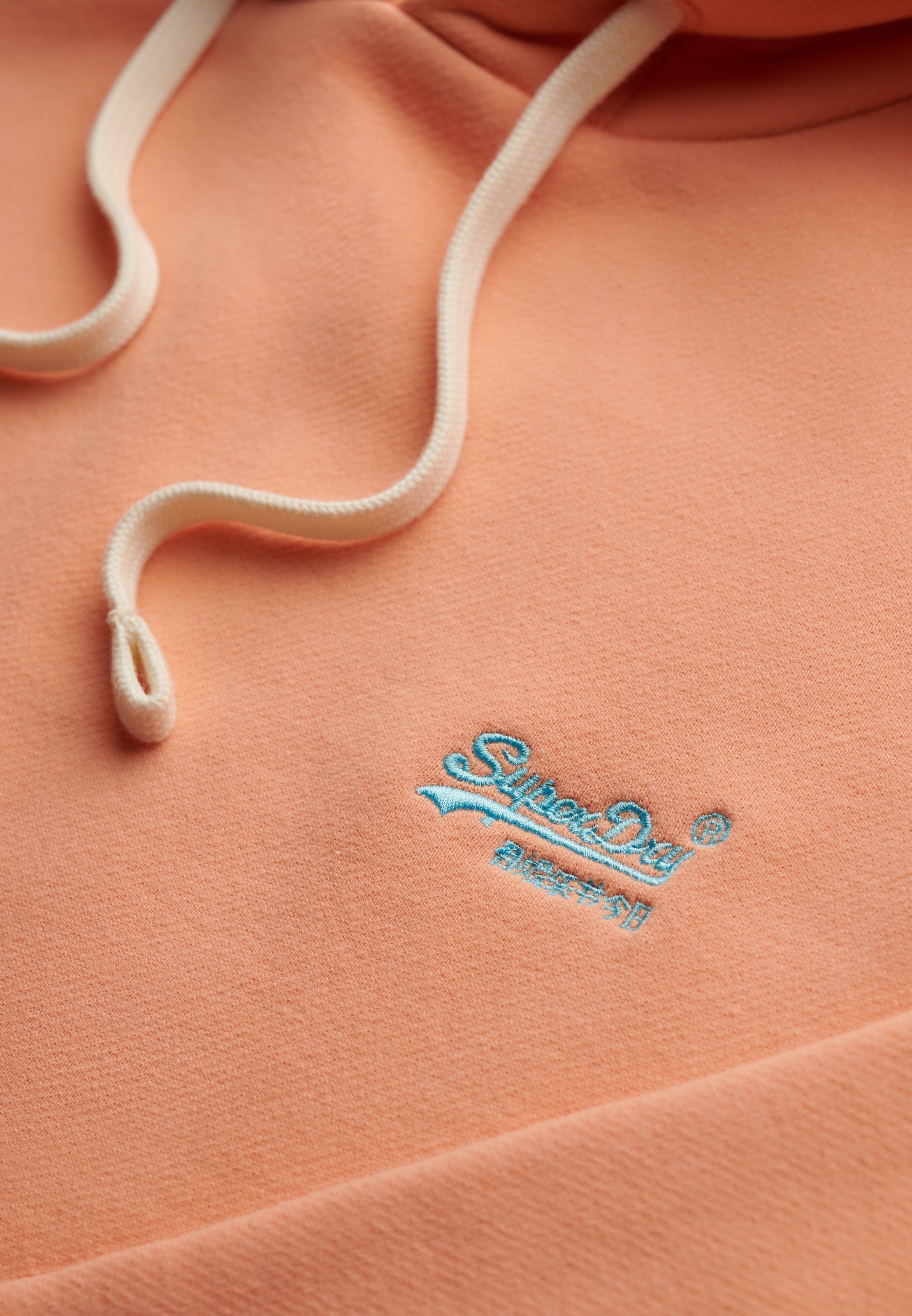 Superdry Sweat à capuche »Essential Logo Classic Hood«, mélange de coton, coupe ample
