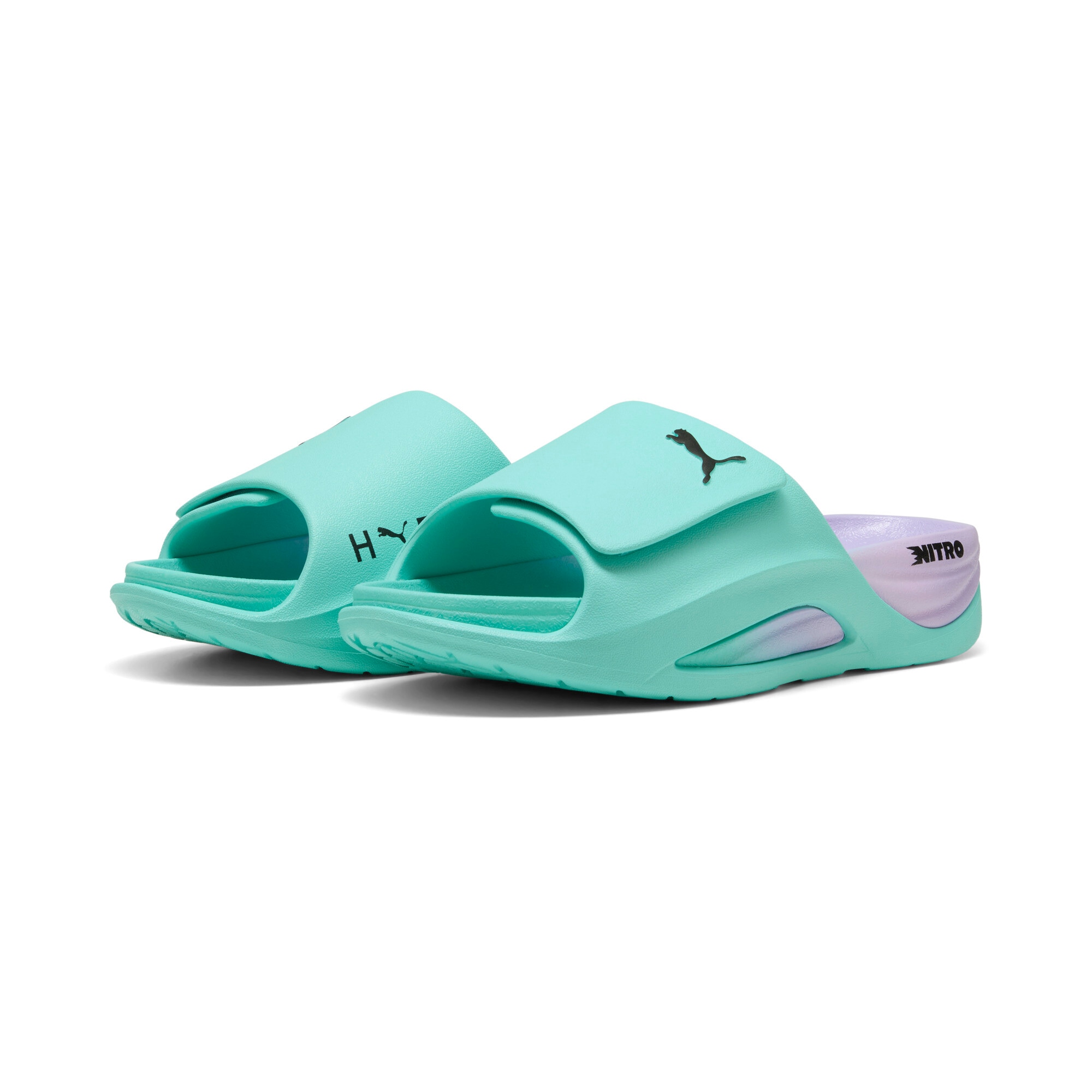 Image of PUMA Badesandale "NITROCAT SLIDE V HYROX" Badelatschen