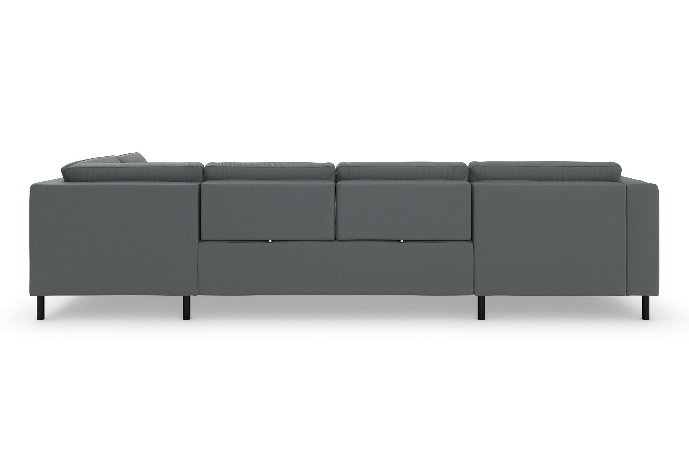 sit&more Wohnlandschaft »Olsen U-Form«, inklusive Sitztiefenverstellung, wahlweise mit Bettfunktion, 15cm hoch