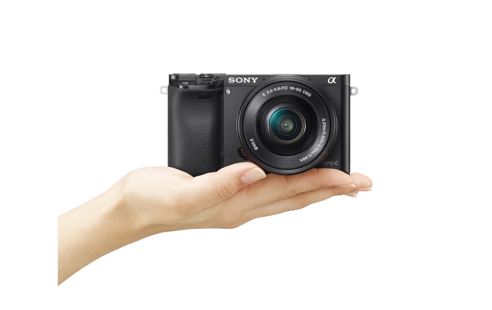 Sony Objektivkamera »Alpha 6000 Kit 16-50 Schwarz«