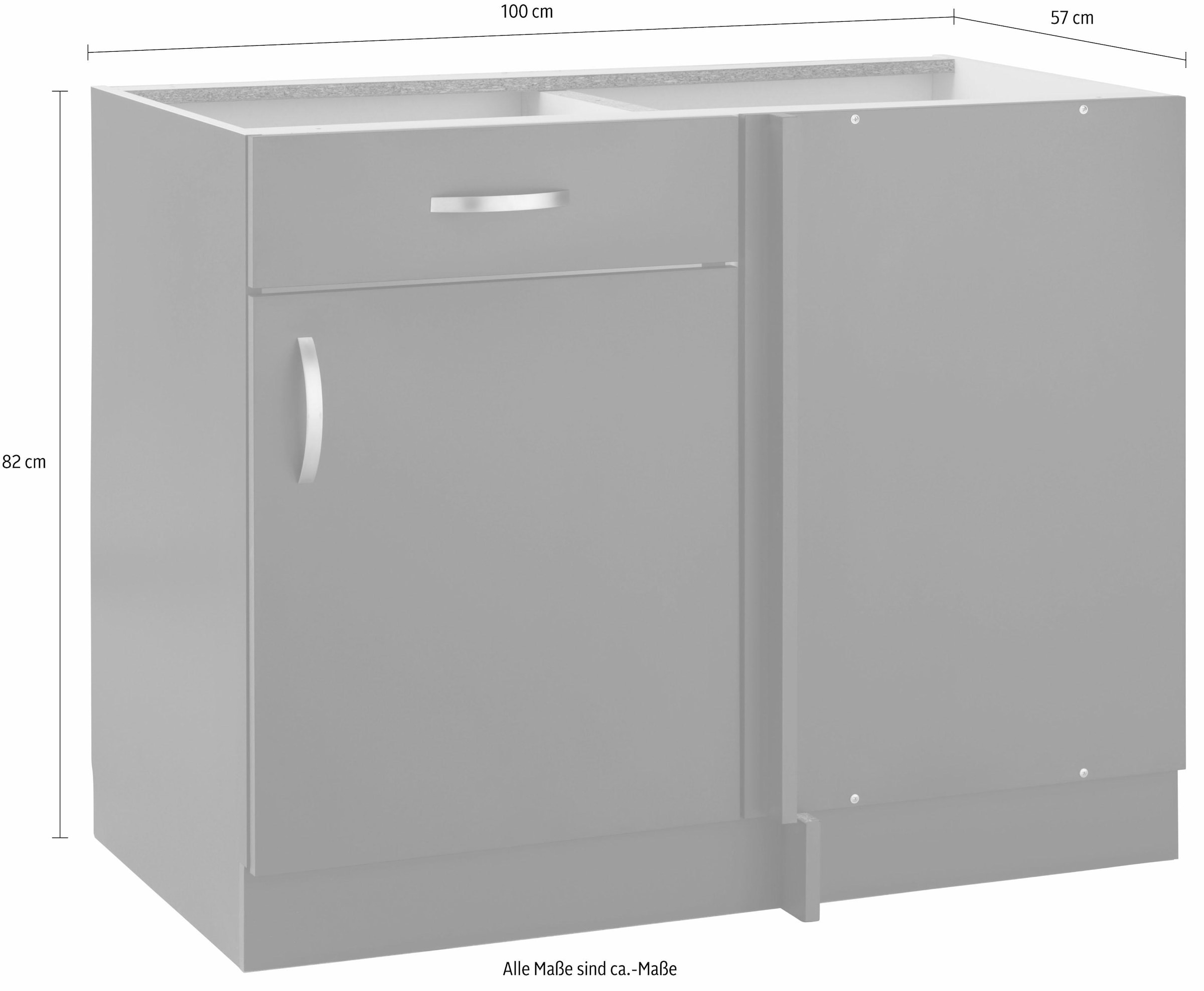 wiho Küchen Armoire basse »Flexi«