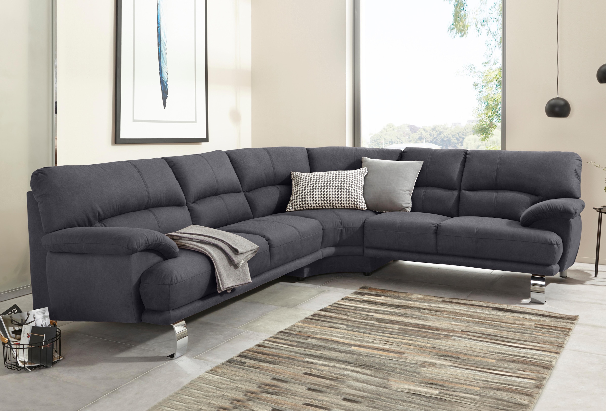 TRENDMANUFAKTUR Ecksofa »Cecilia II, L-Form«