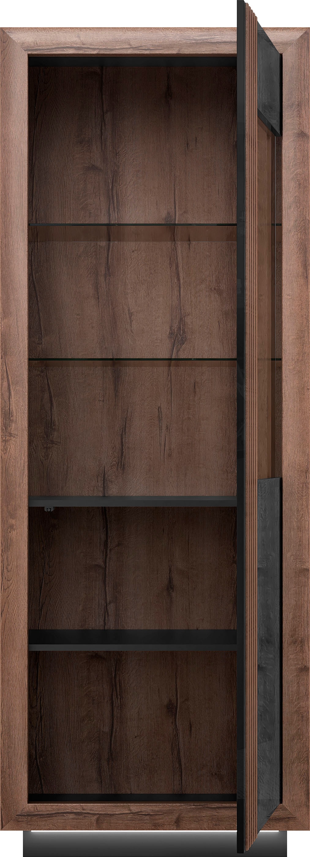 FORTE Vitrine »Savona« Höhe 197 cm, inkl. Sockelbeleuchtung