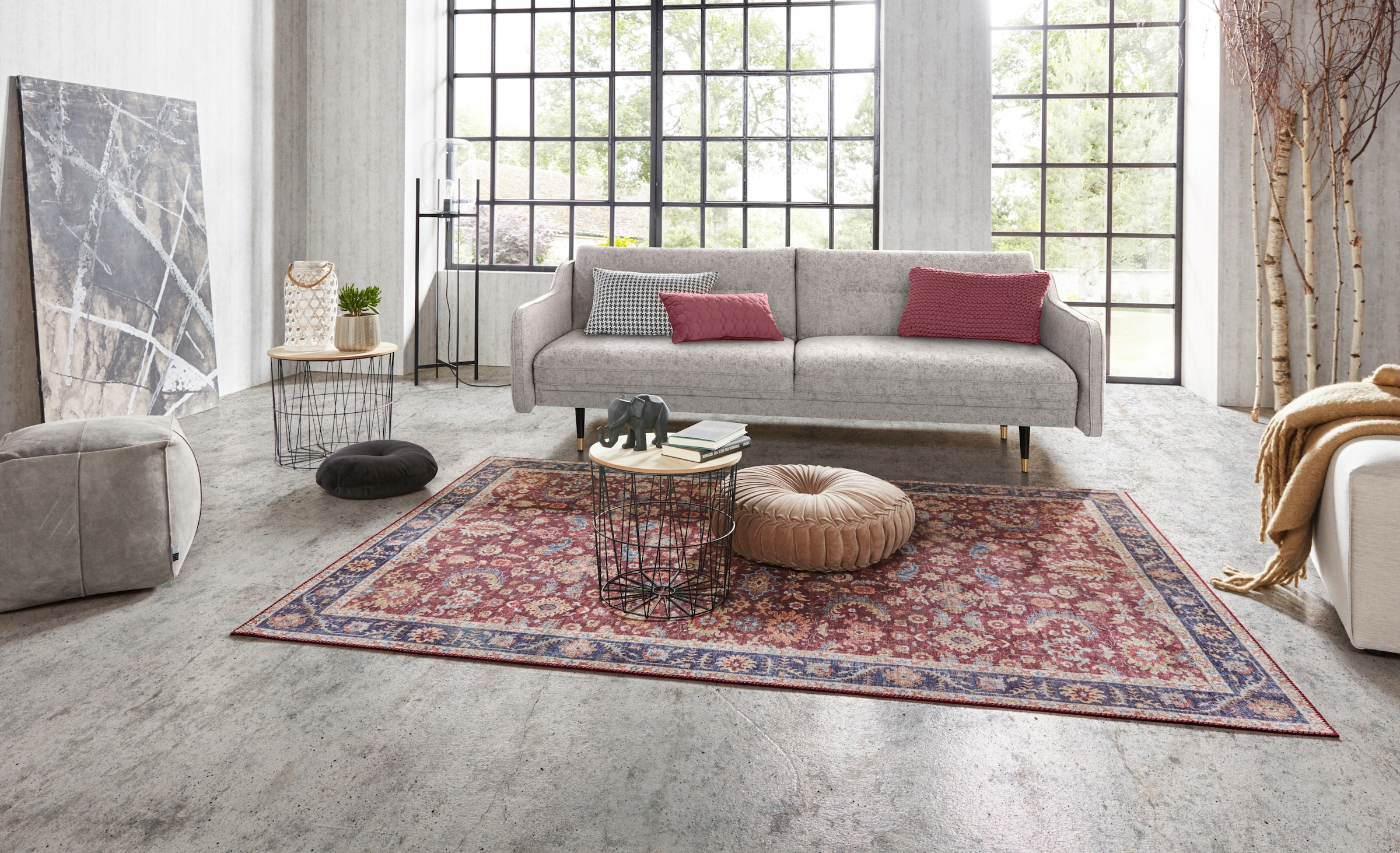 Image of NORTHRUGS Teppich "Vivana" rechteckig 5 mm Höhe Orientalisch, Läufer, Vintage, Wohnzimmer, Schlafzimmer, Esszimmer