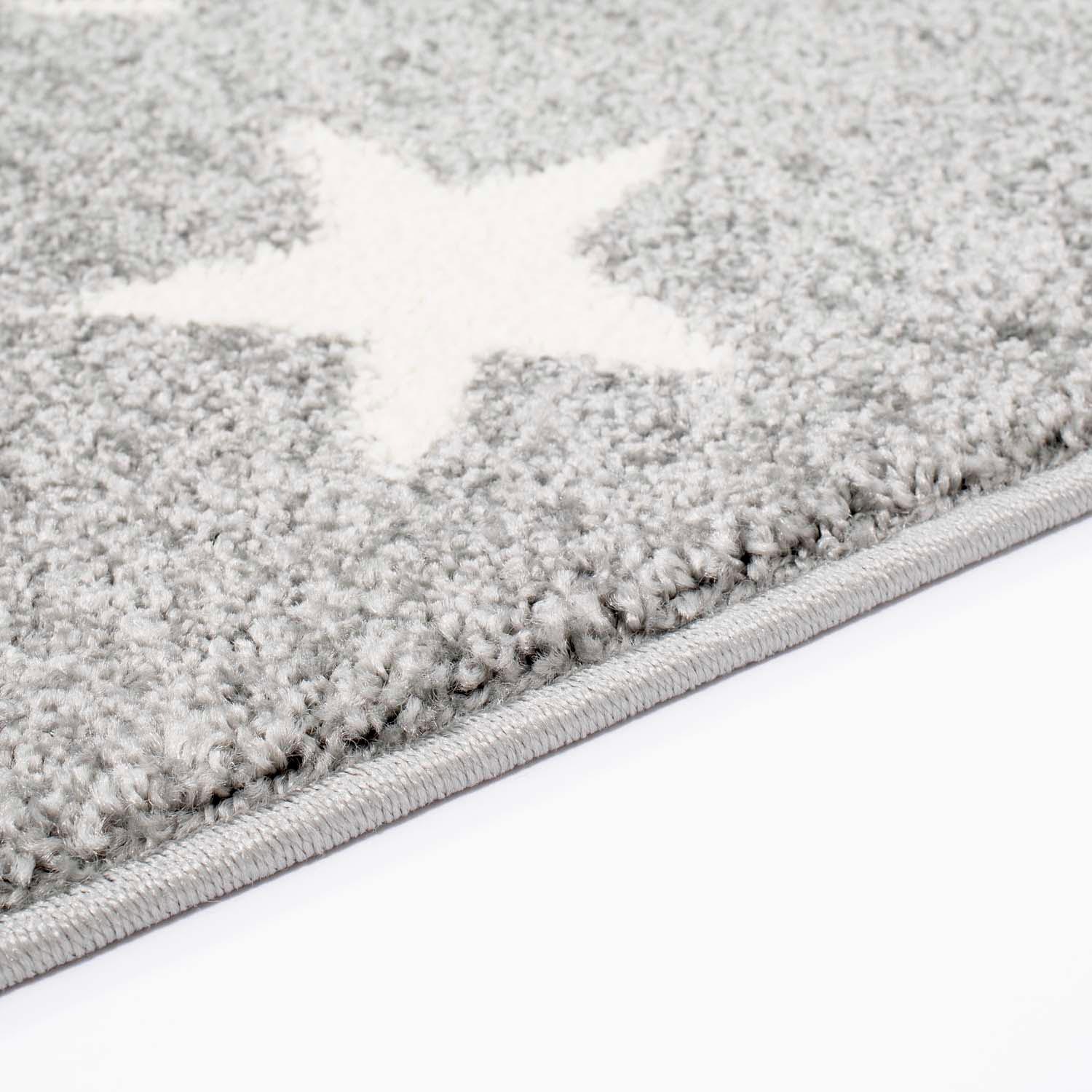 Carpet City Kinderteppich »Bubble Kids 1319«, rechteckig, 11 mm Höhe, Spielteppich, Weltall, Rakete, Weicher Flor, Pflegeleicht
