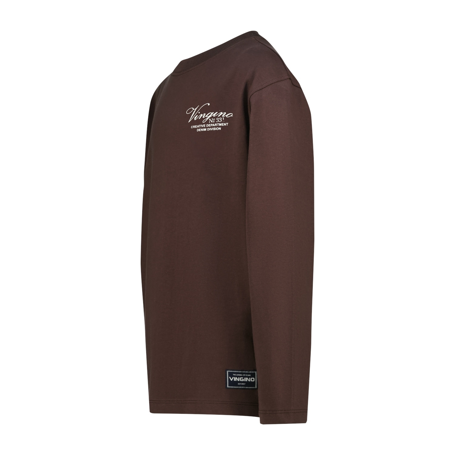 Vingino T-shirt à manches longues avec logo imprimé / pour garçons