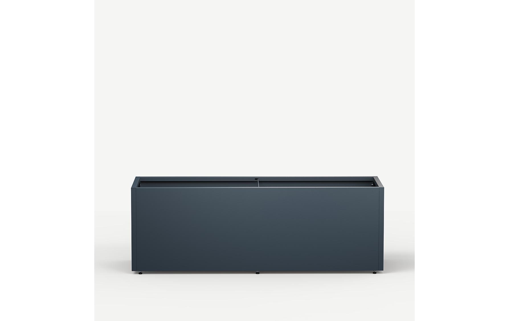 Herstera Garden Bac à plantes aus Stahl, 150x50x50 cm, anthrazit