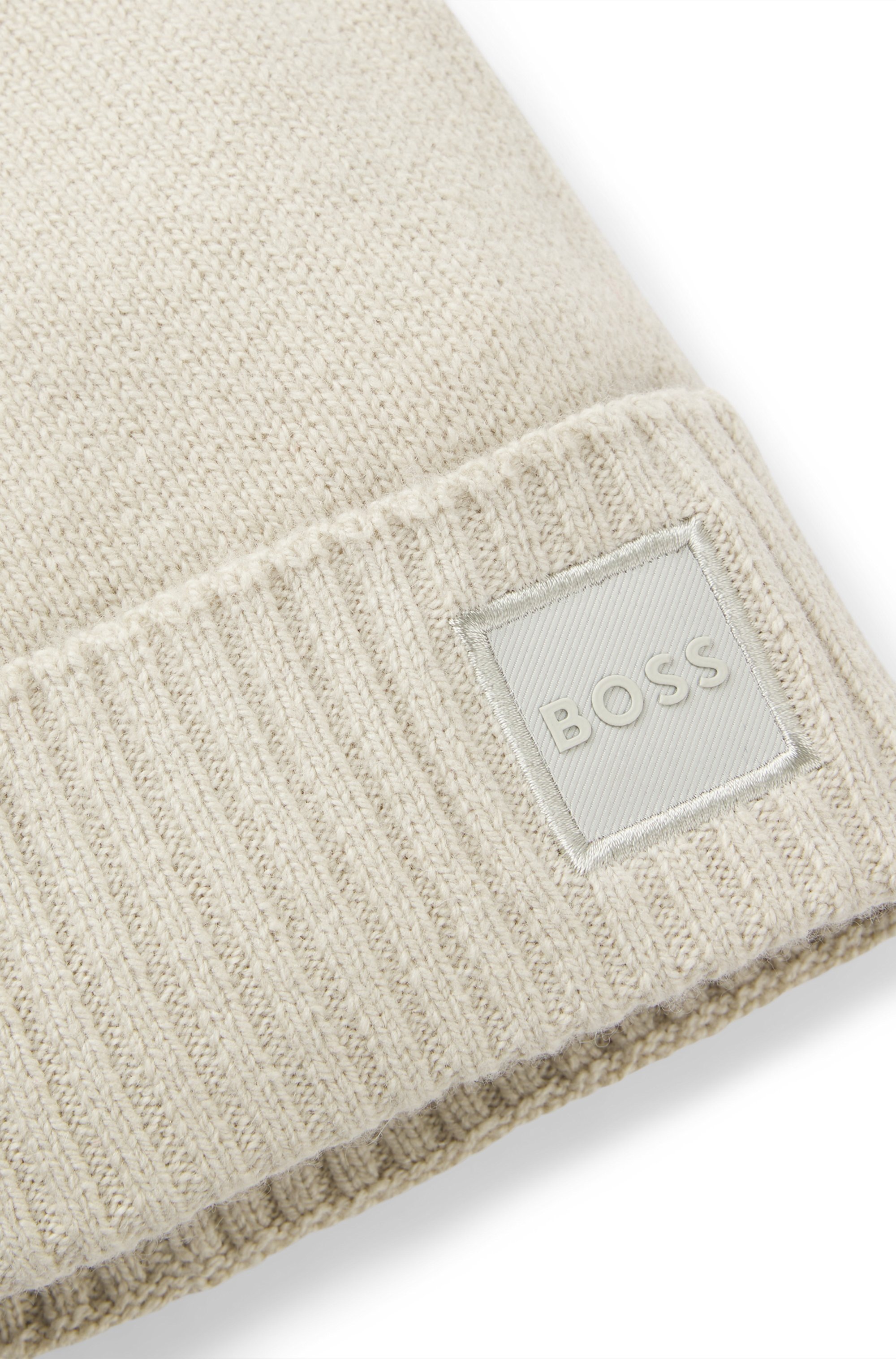 BOSS ORANGE Bonnet »Akaio_R_Hat« Badge logo ton sur ton, unisexe