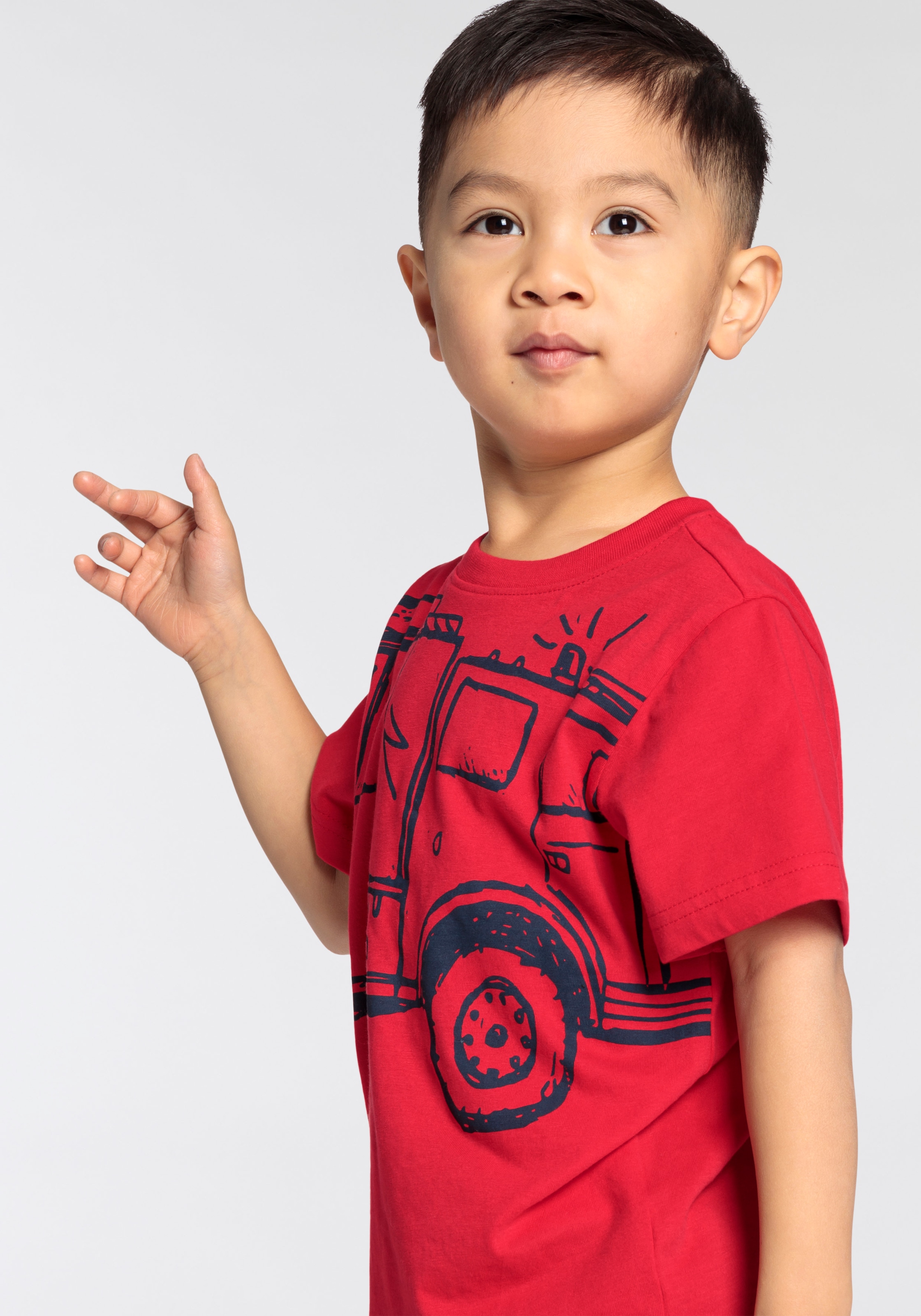 KIDSWORLD T-Shirt »FEUERWEHR«, Druck für kleine Jungen