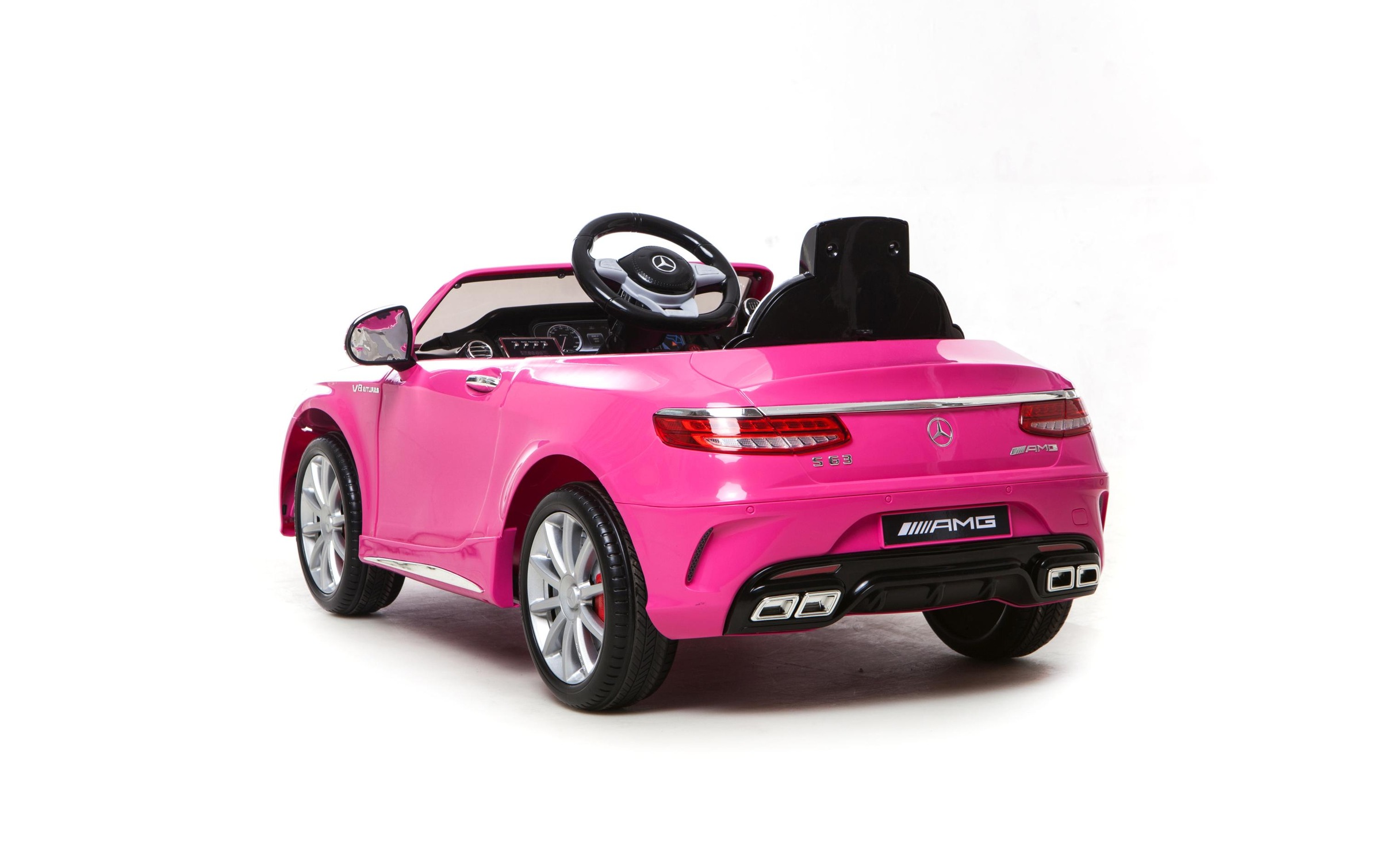 Elektro-Kinderauto »Mercedes S63 Pinkv«, ab 3 Jahren