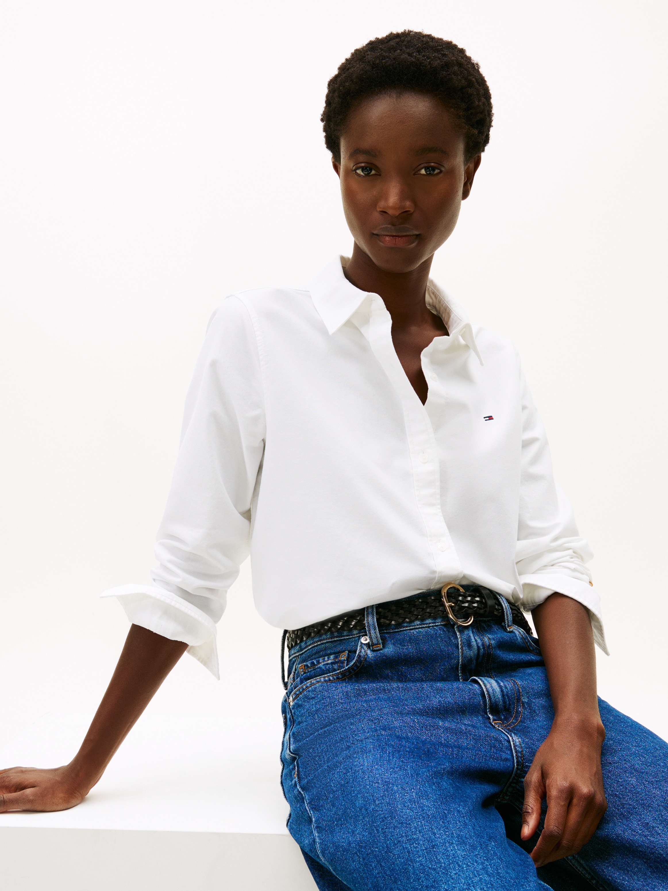 Tommy Hilfiger Blouse chemise »COTTON EASY SHIRT«