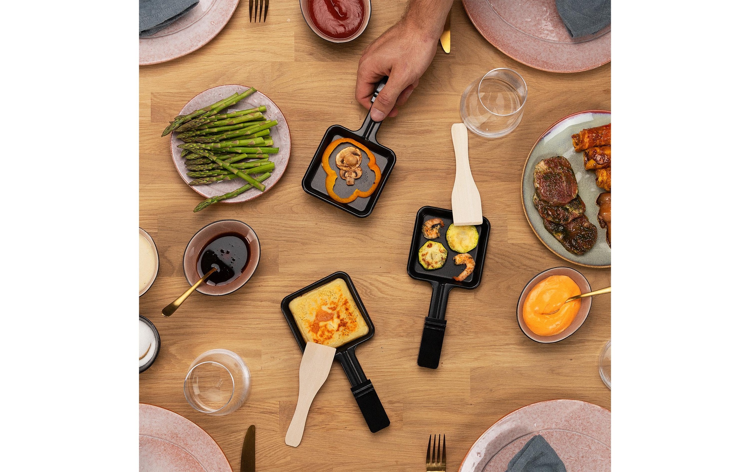 PRINCESS Raclette »Piano 4 Personen« 700 W Raclette Grill