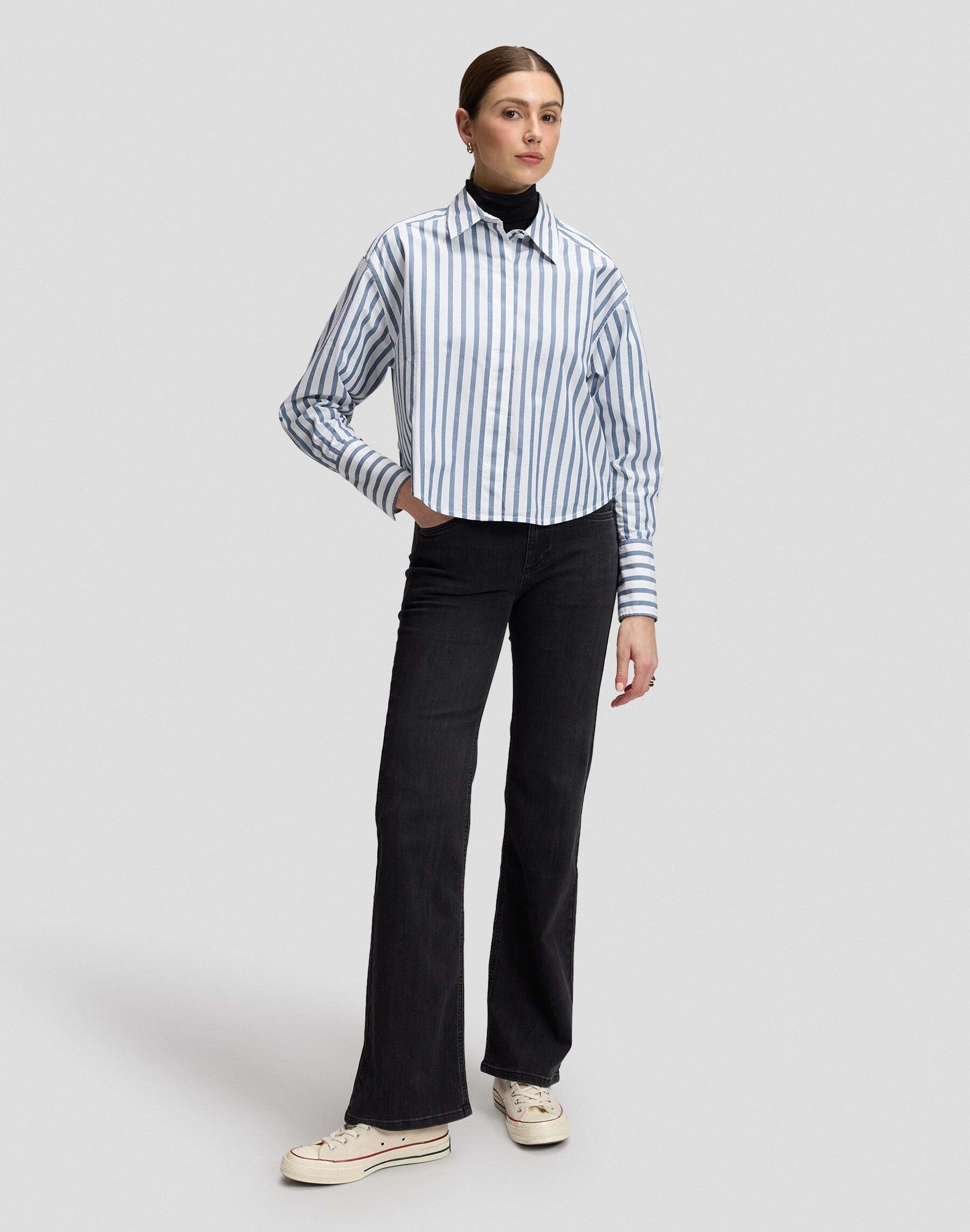 Lee® Blouse à manches longues »Lee Langarmhemd Cuffed«