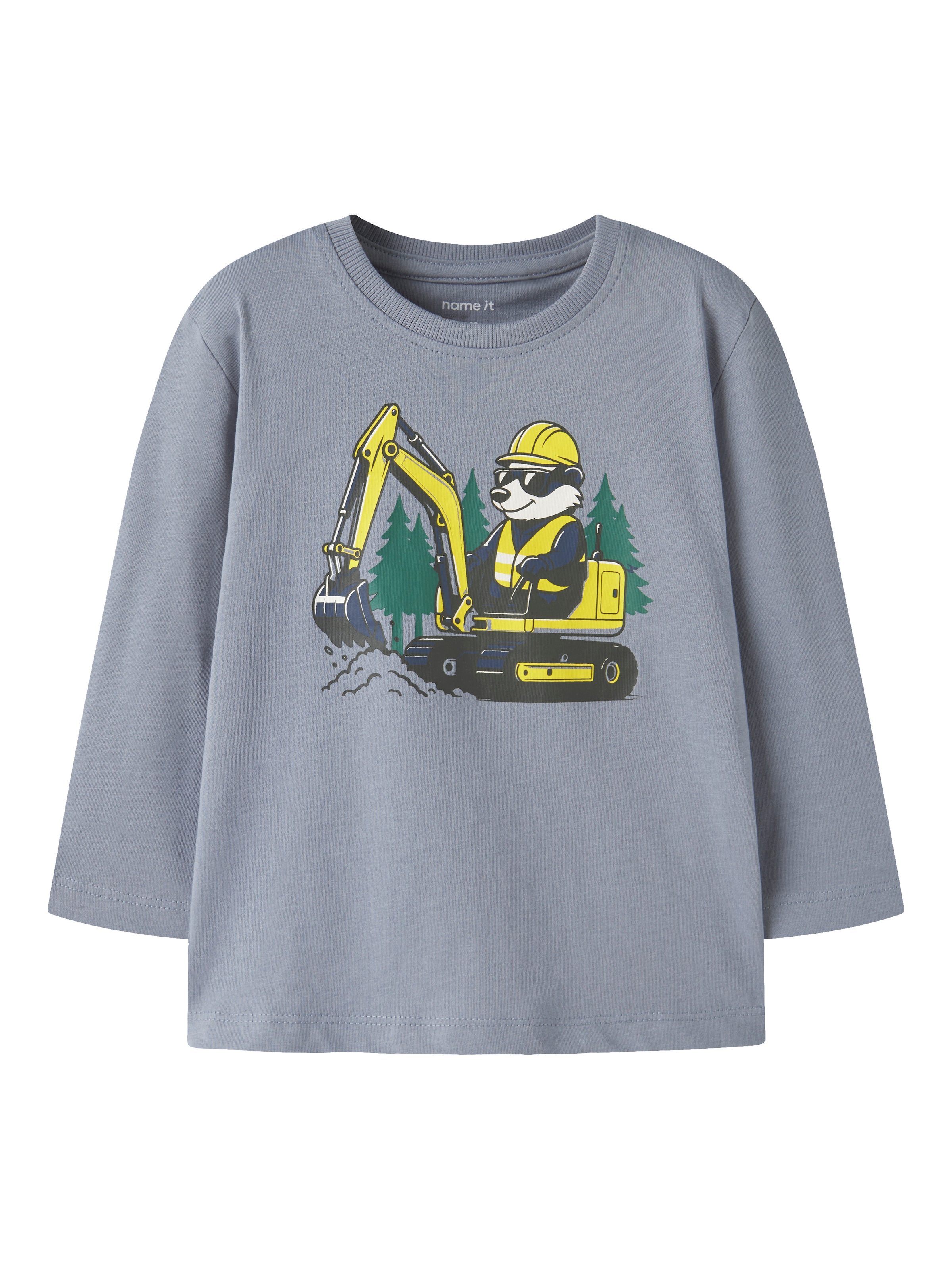 Image of Name It Langarmshirt "NMMVAGNO LS LOOSE TOP" Baumwolle, regular fit