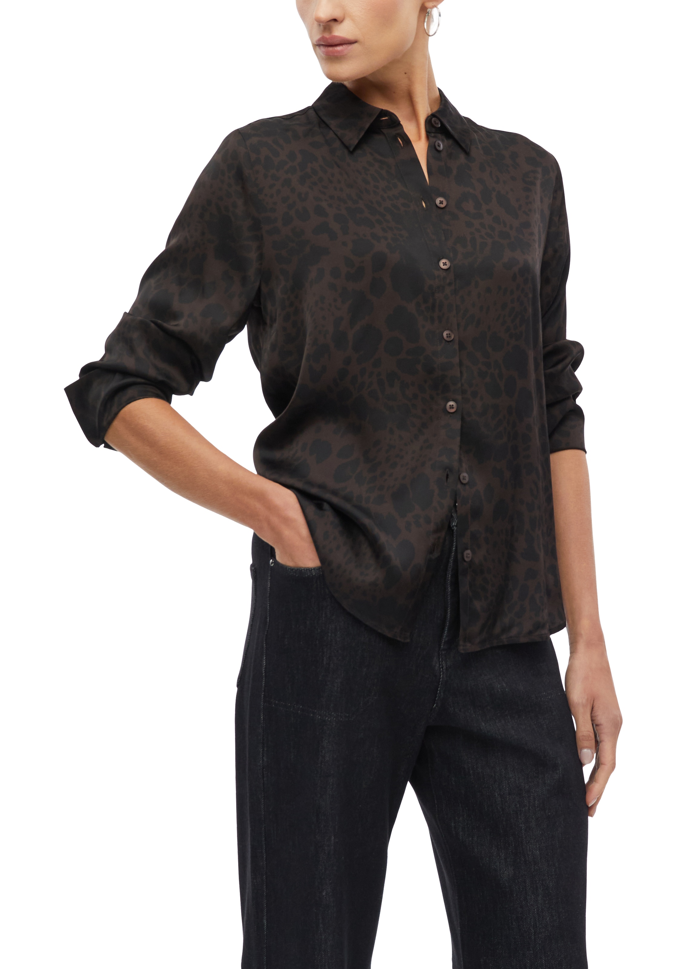 s.Oliver BLACK LABEL Blouse à manches longues en viscose