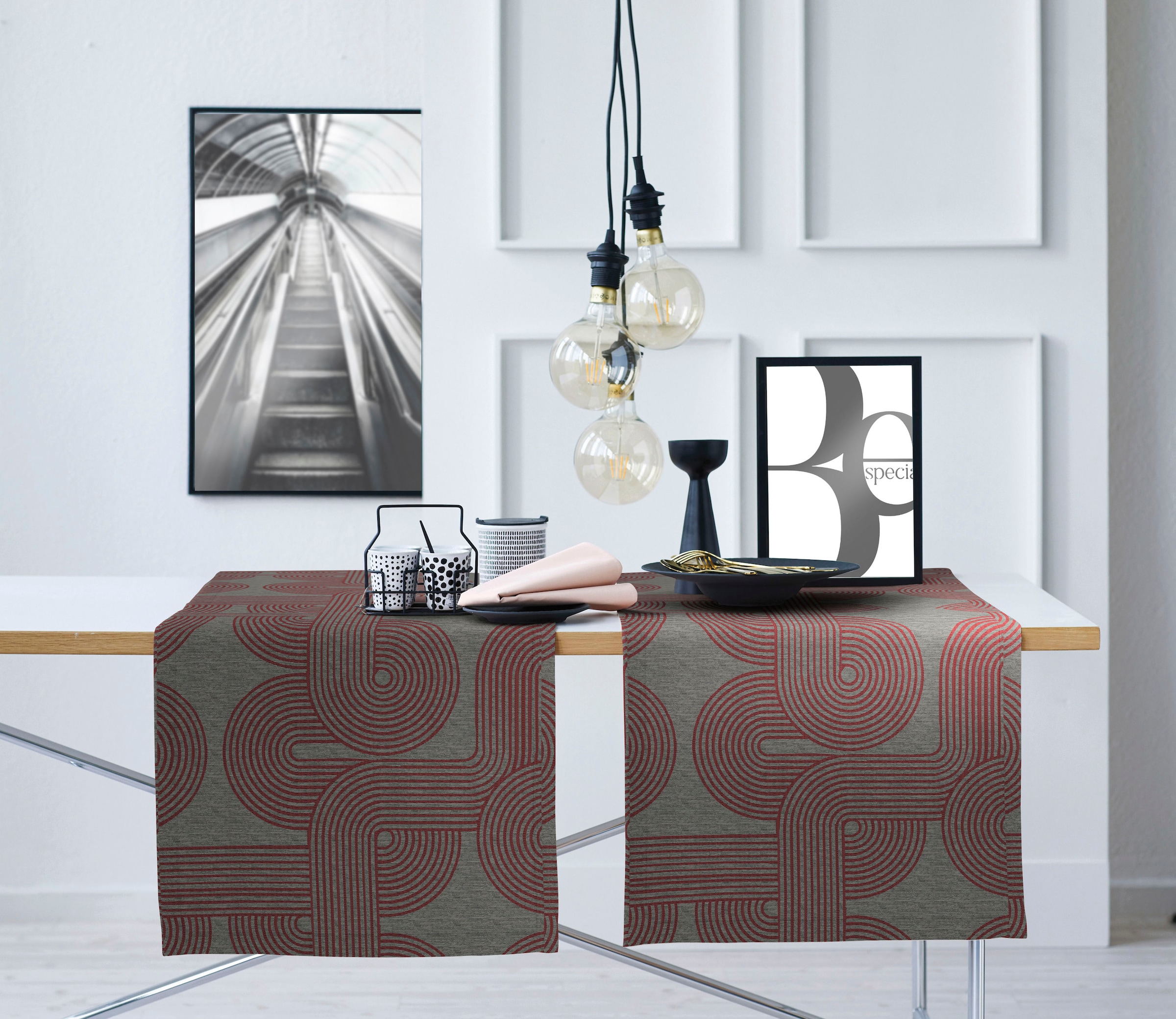 APELT Tischläufer »Nova, LOFT STYLE, Jacquard«