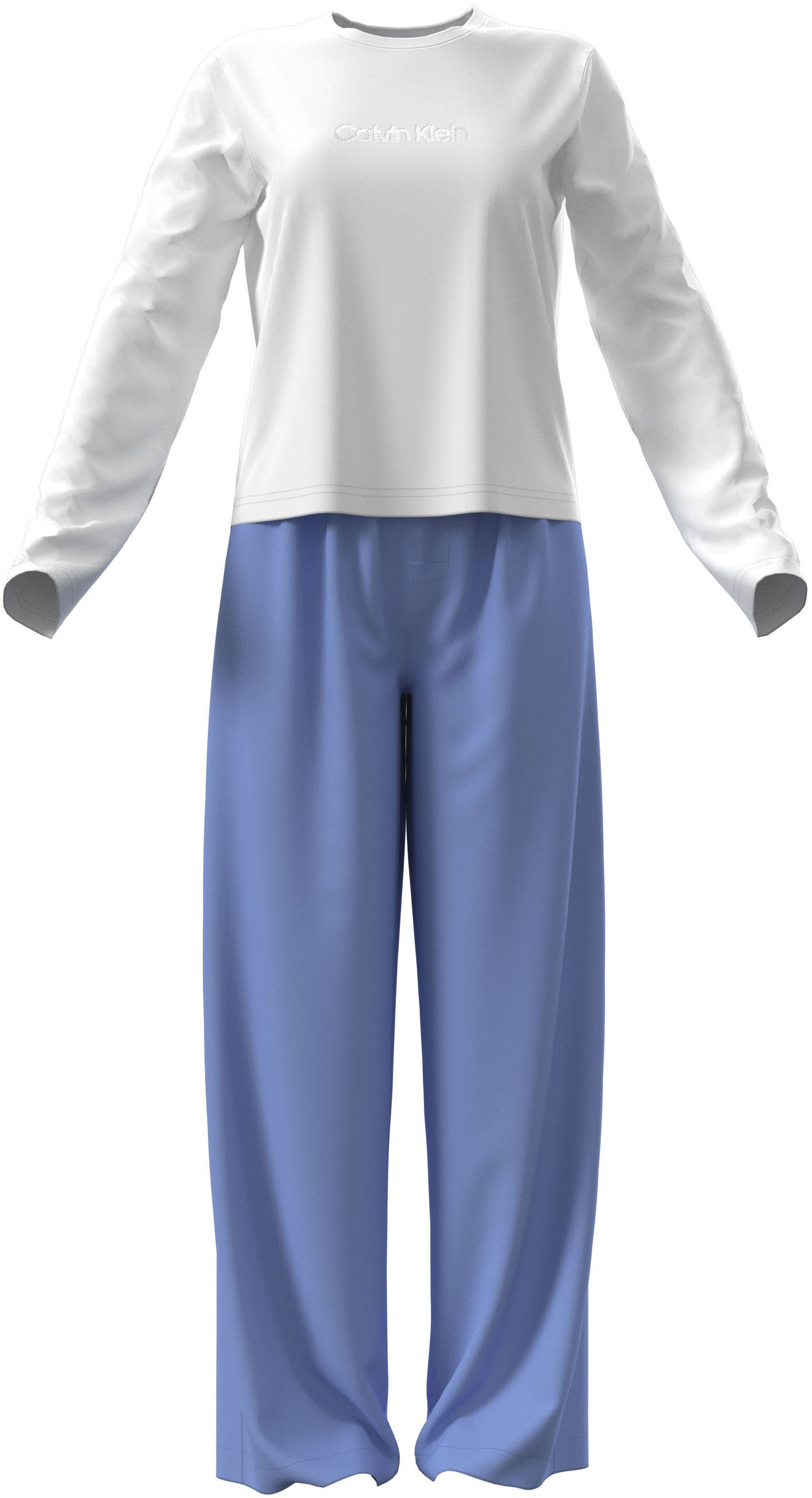 Image of Calvin Klein Underwear Schlafanzug "LS PANT SET" Normale Passform mit Rundhalsausschnitt