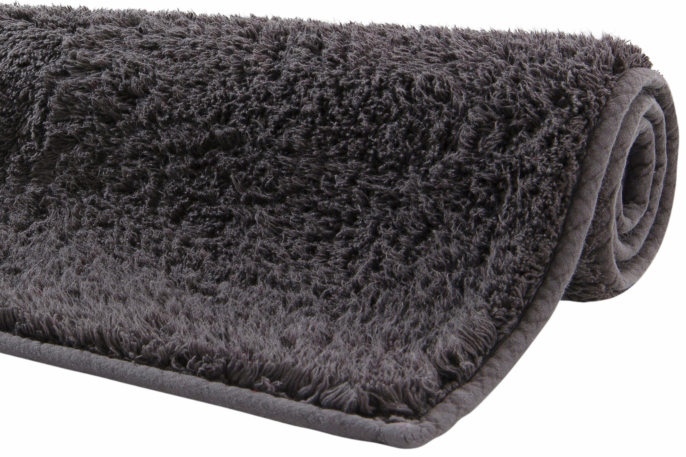 my home Badematte »Maren, Badvorleger, Badezimmer Teppich«, rutschhemmend beschichtet, fussbodenheizungsgeeignet, Bio-Baumwolle, Badteppich, Badematten auch als 3 teiliges Set