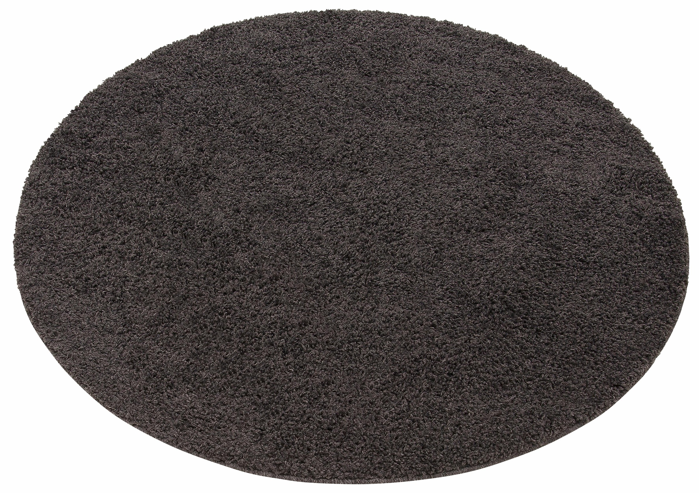 Image of my home Hochflor-Teppich »Bodrum«, rund, 30 mm Höhe, weicher Flor, einfarbig, idealer Teppich für Wohnzimmer, Schlafzimmer, Esszimmer bei Ackermann Versand Schweiz