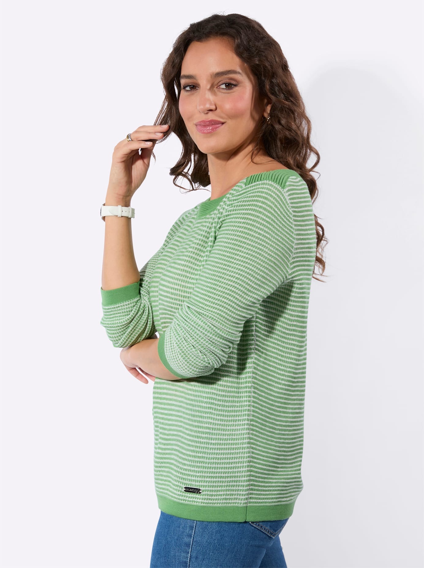 Casual Looks Strickpullover »Langarm-Pullover«