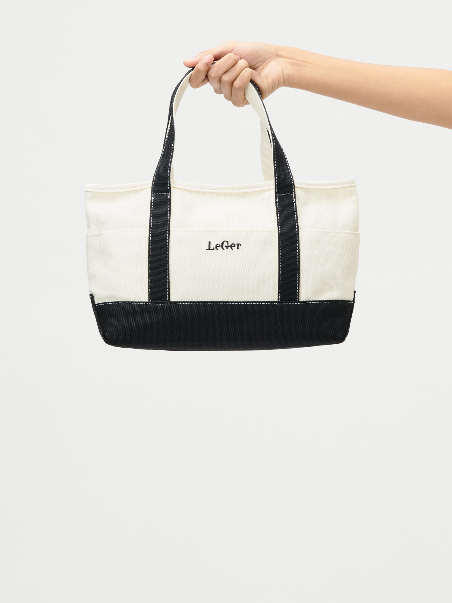 LeGer Shopper »Sheila Bag« Damen Tragetasche mit Kontrastbesatz