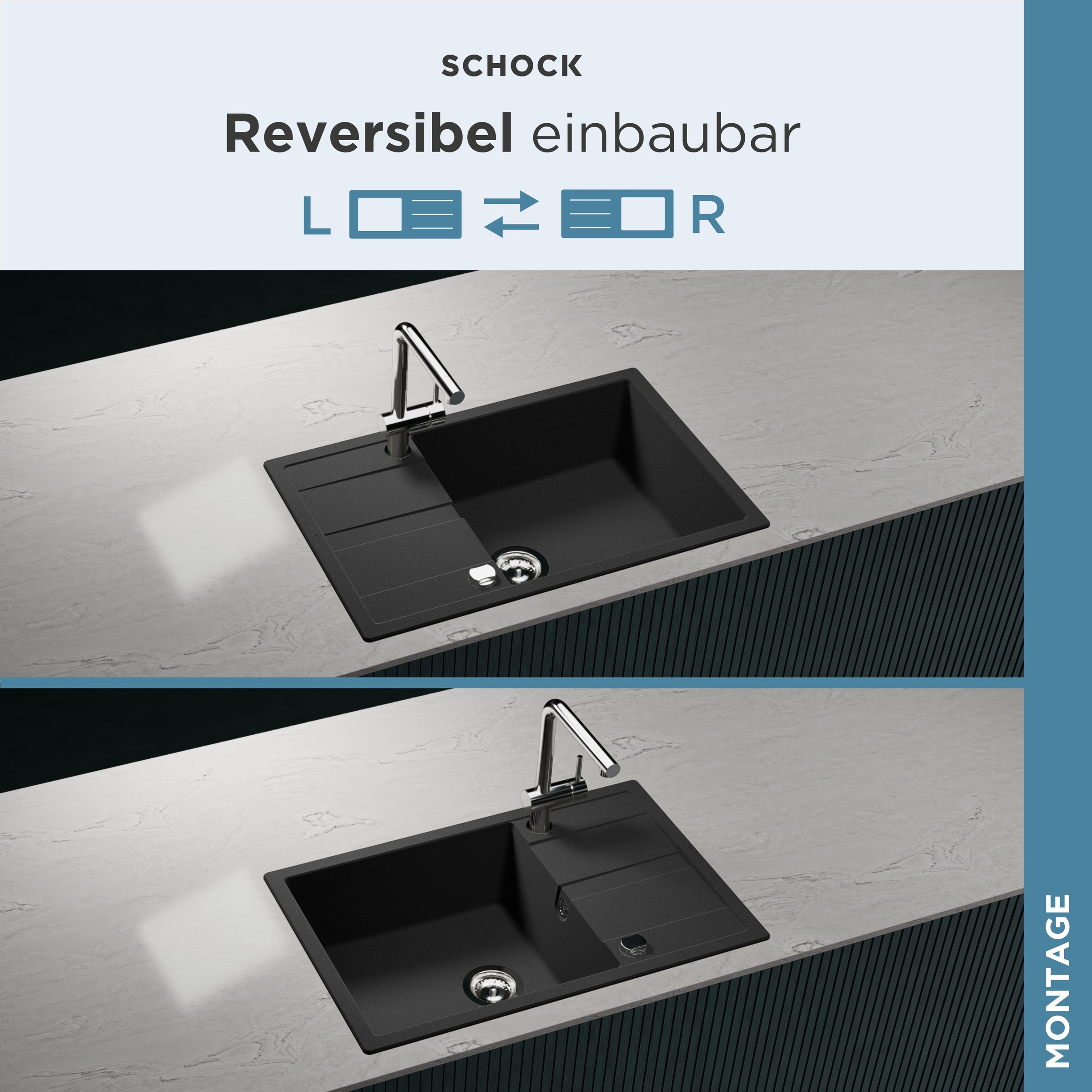 Schock Granitspüle »Manhattan D-100LS«